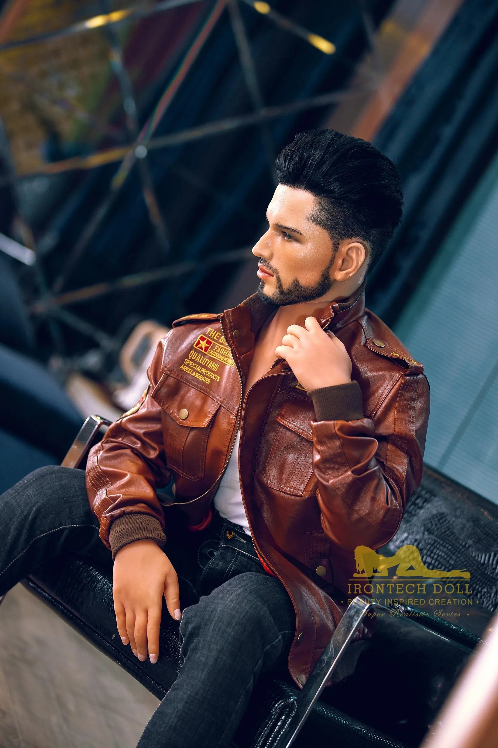 IronTech | Kev - 5Ft 4/162cm Male Sex Doll With Silicone Head