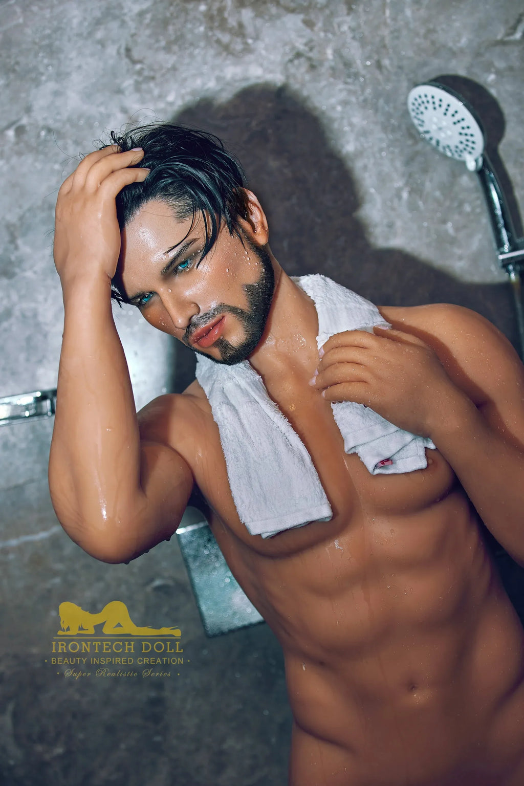 IronTech | Kev - 5Ft 4/162cm Male Sex Doll With Silicone Head