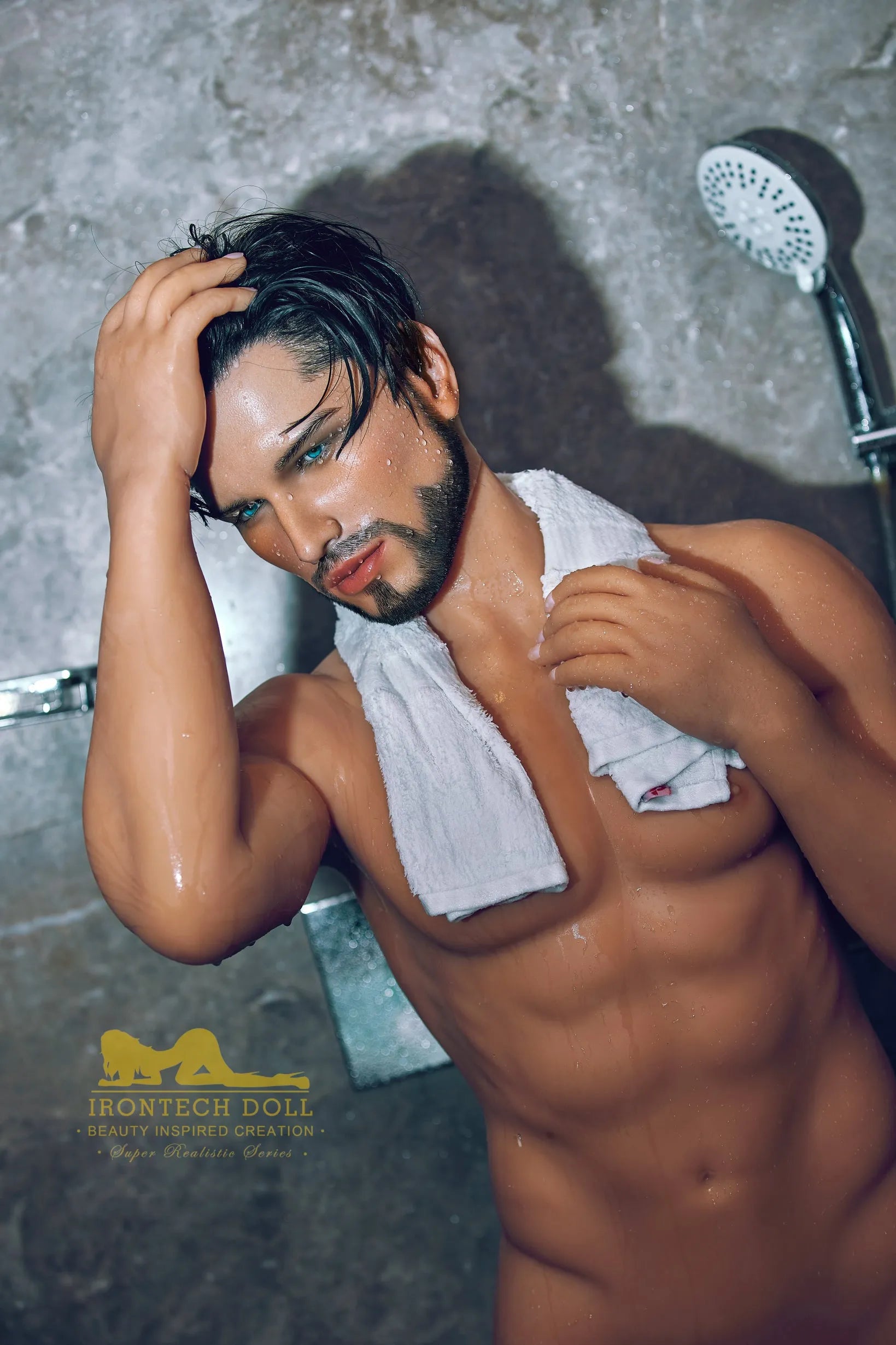 IronTech | Kev - 5Ft 4/162cm Male Sex Doll With Silicone Head