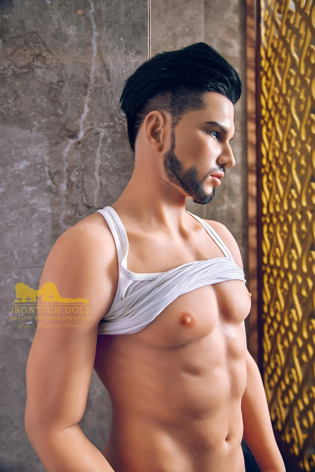 IronTech | Kev - 5Ft 4/162cm Male Sex Doll With Silicone Head