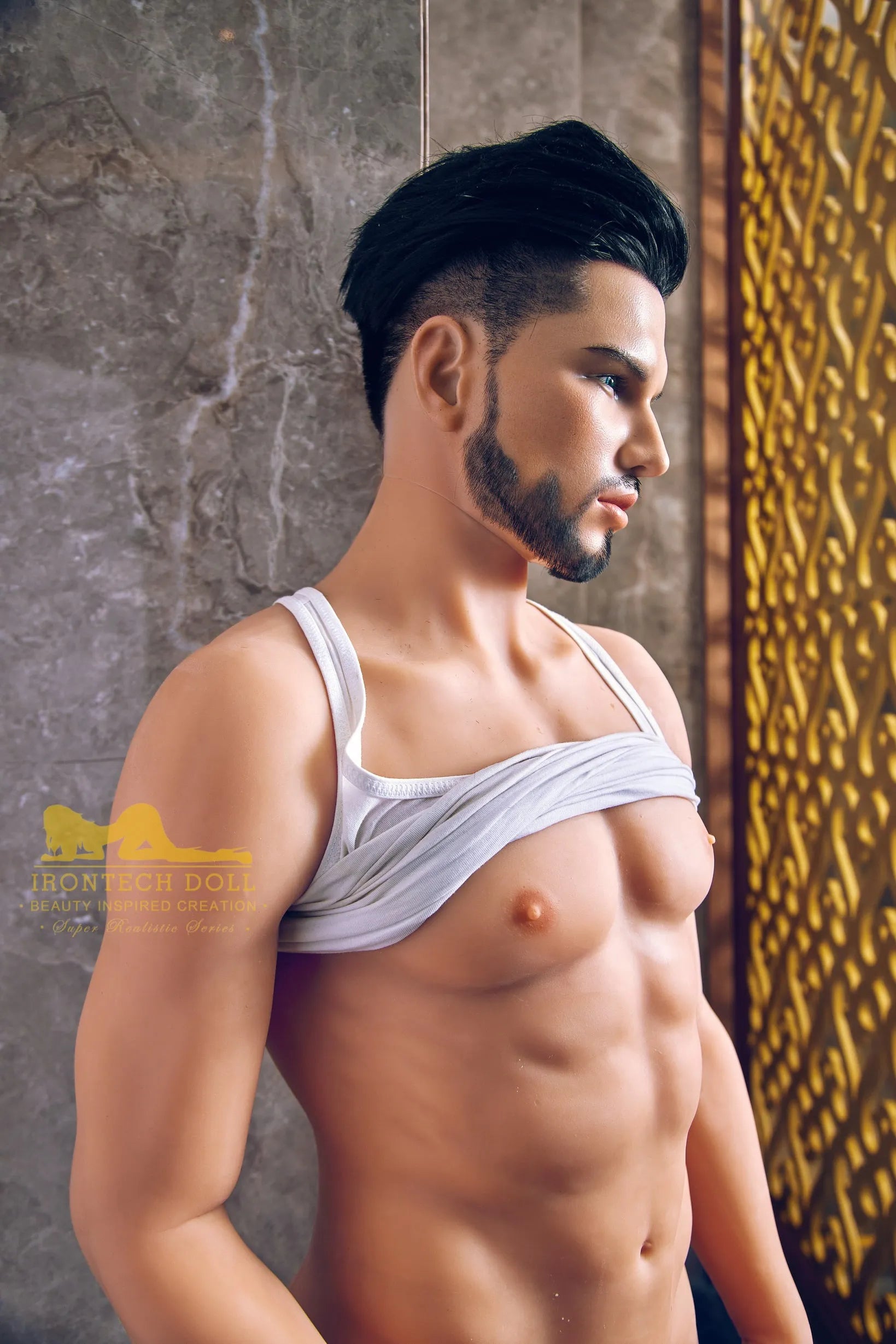 IronTech | Kev - 5Ft 4/162cm Male Sex Doll With Silicone Head