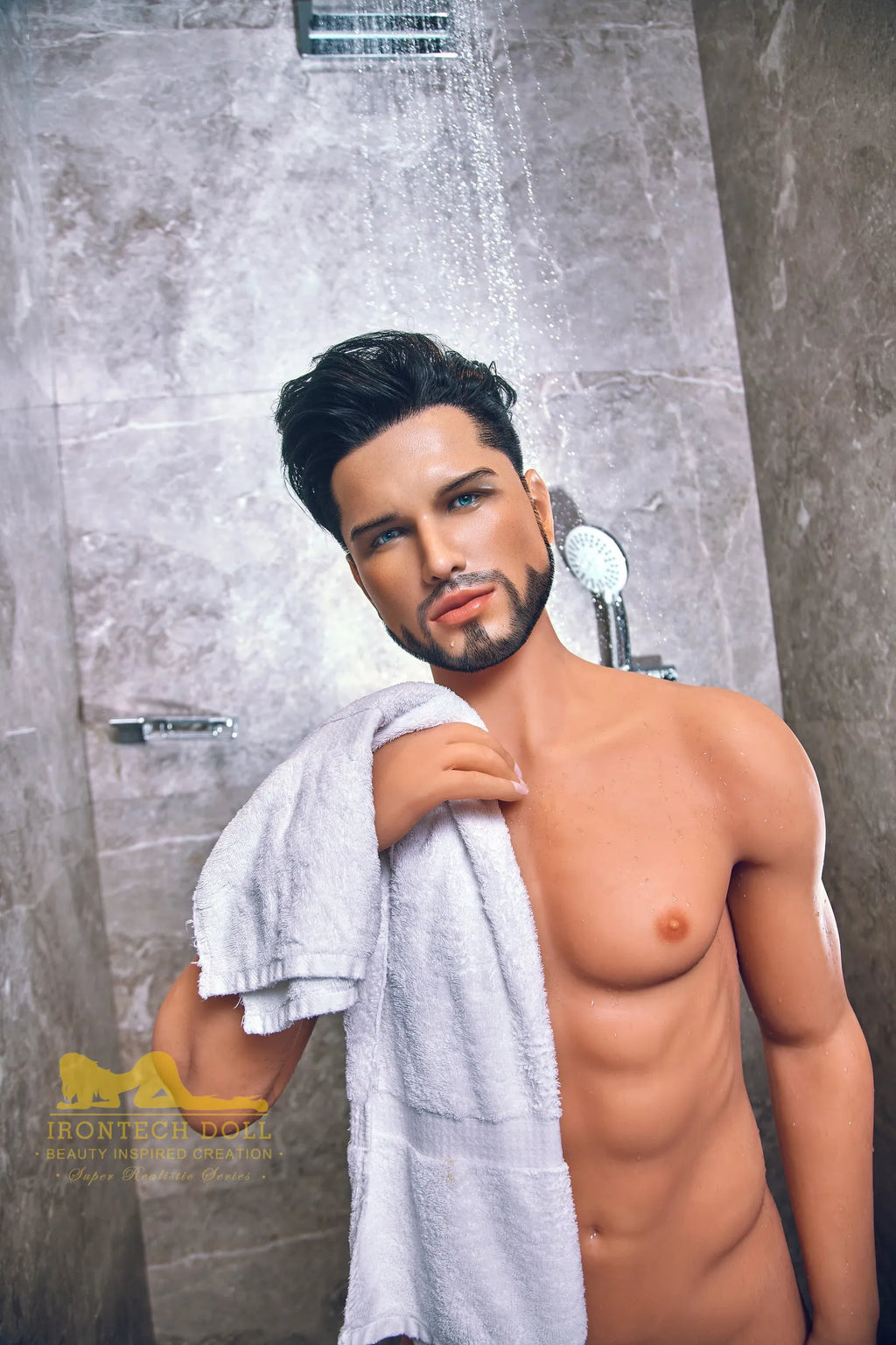 IronTech | Kev - 5Ft 4/162cm Male Sex Doll With Silicone Head