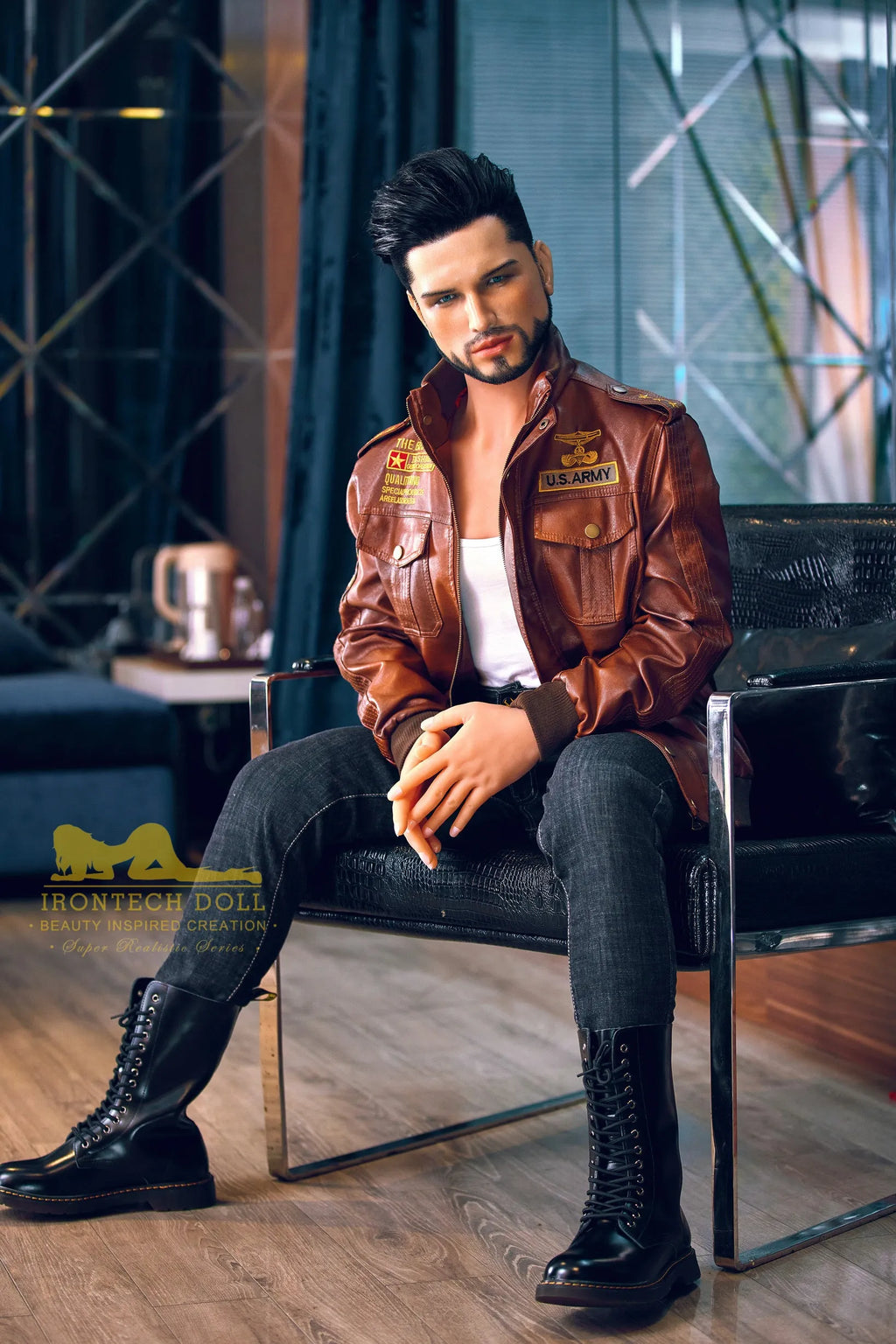 IronTech | Kev - 5Ft 4/162cm Male Sex Doll With Silicone Head