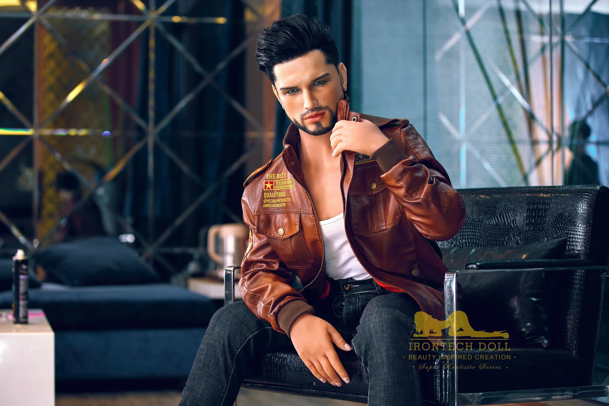IronTech | Kev - 5Ft 4/162cm Male Sex Doll With Silicone Head