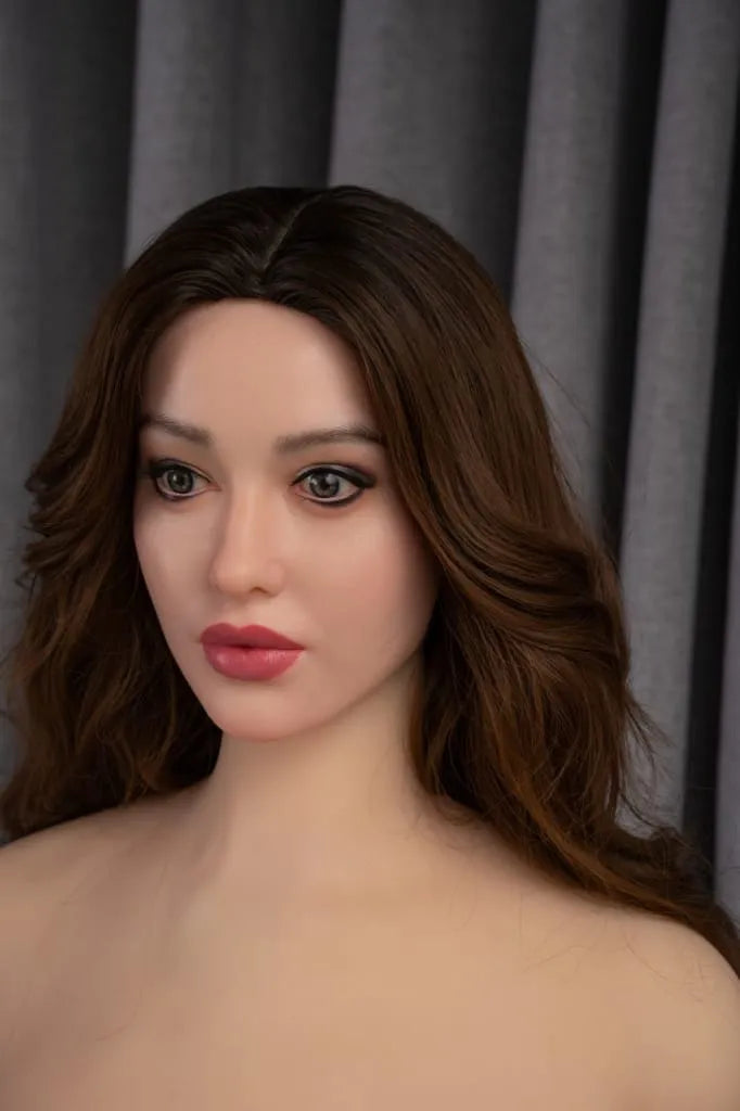 ZELEX? X165cm (5.4') ZGE45#-1 F-Breasts "Silicon Head+TPE Body" Sex Dolls (NO.2730)