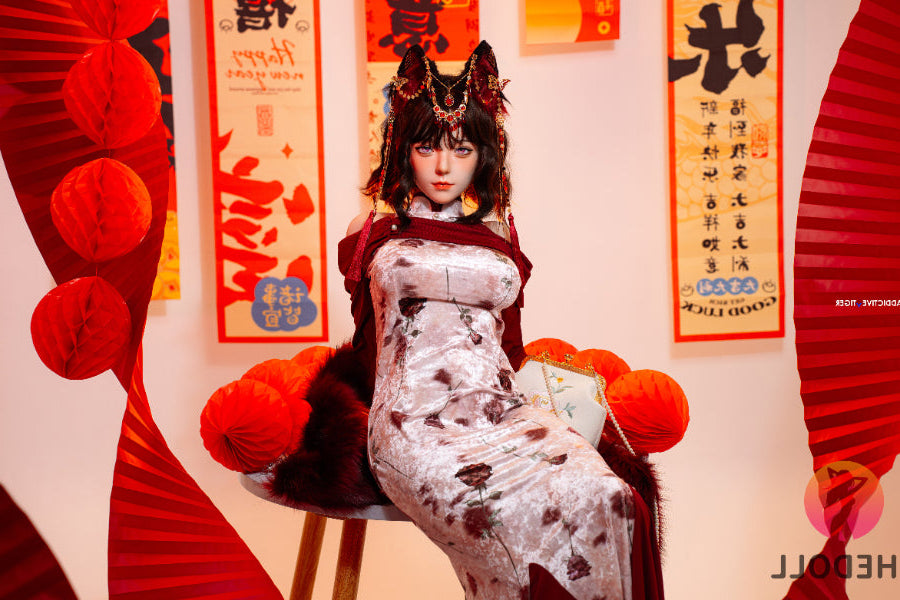 168cm/5ft8 D-cup Silicone Head Love Doll - Guxiaoyu SHEDOLL