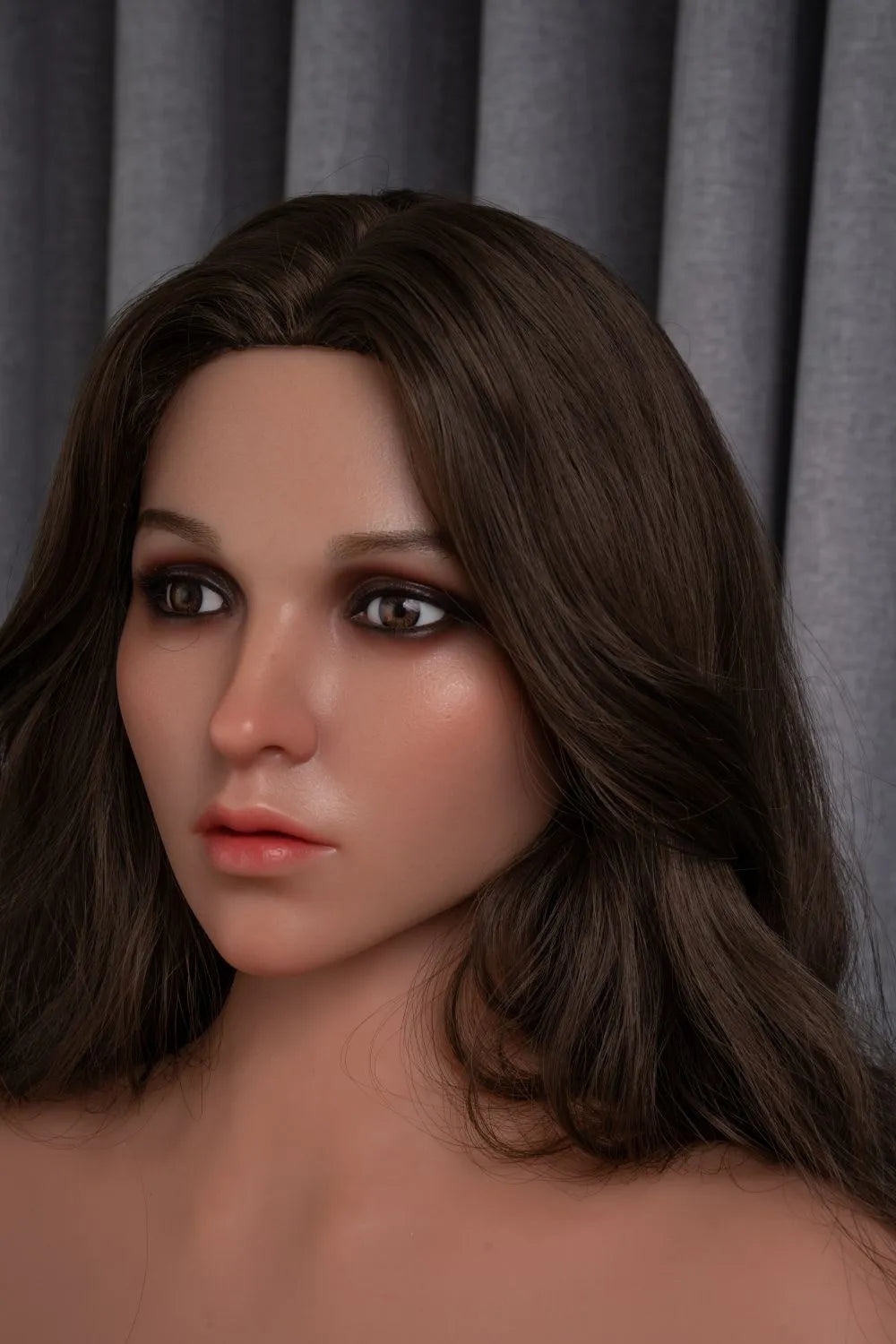 ZELEX? 168cm (5.5') GE106#-1 E-Breasts Silicone Head+TPE Body (NO.2844)