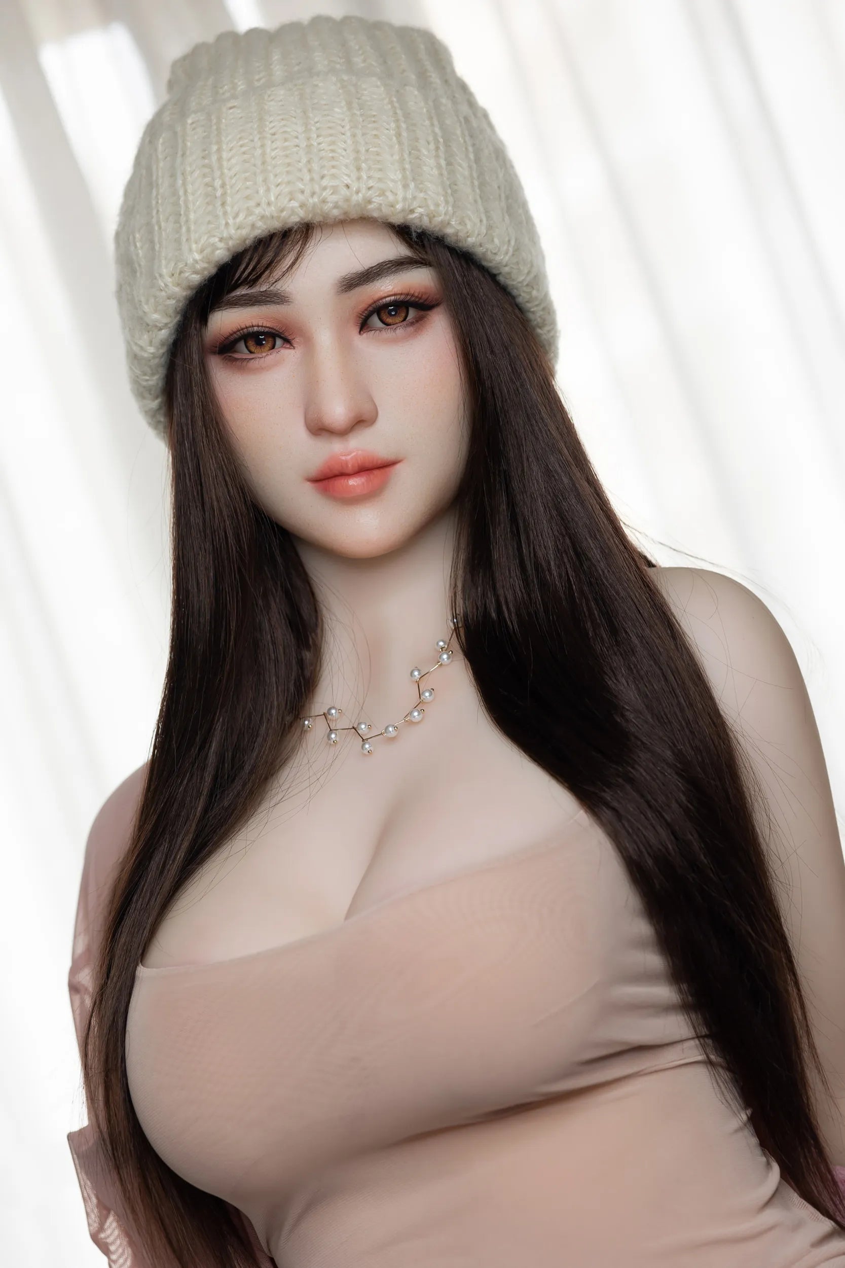 AIBEI | 158cm/5ft2 Big Breasts Silicone Head Japanese Sex Doll - Olivia