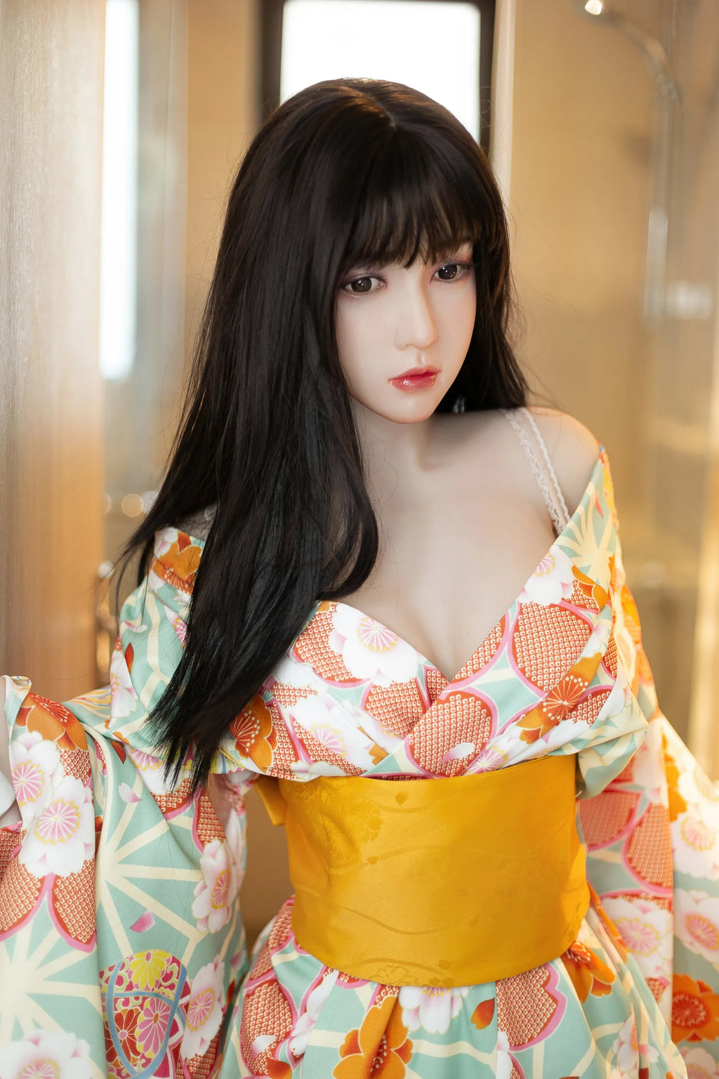 AIBEI | 158cm/5ft2 Medium Breast Silicone Head Doll - Nicole