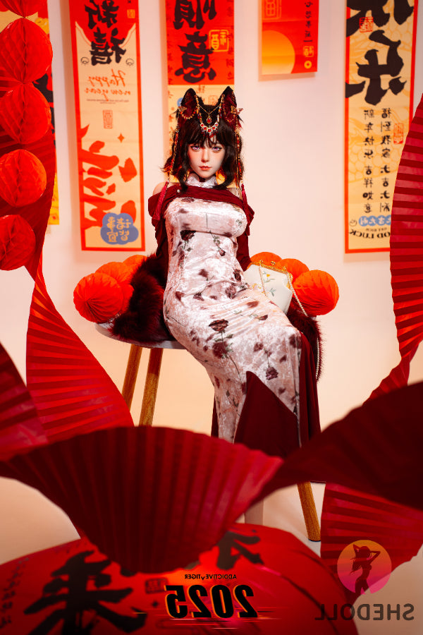 168cm/5ft8 D-cup Silicone Head Love Doll - Guxiaoyu SHEDOLL