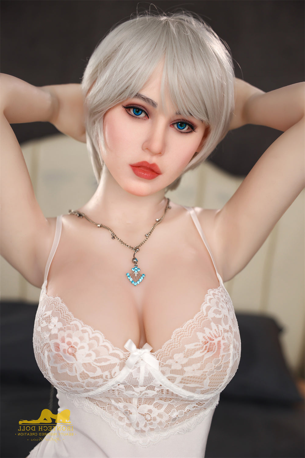 159cm/5ft3 F-Cup TPE Sex Doll with S2 Silicone Head Irontech