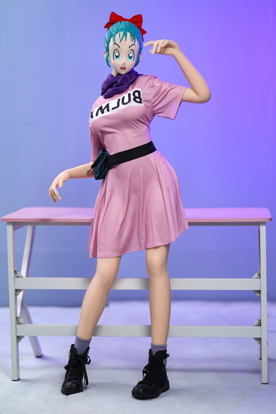 158cm/5ft2 D-cup Anime Dragon Ball Character Bulma TPE Sex Doll Betterlovedoll