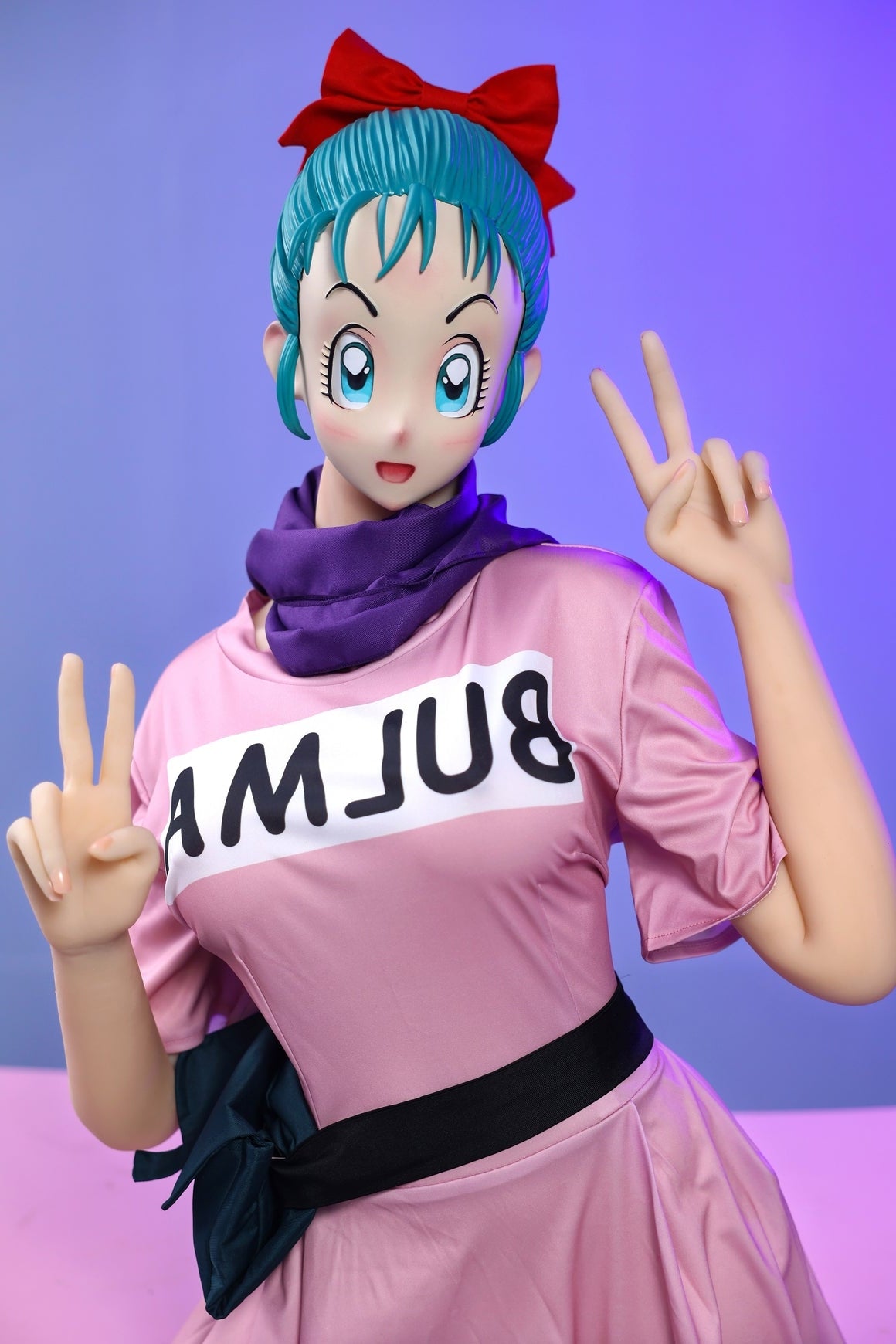 158cm/5ft2 D-cup Anime Dragon Ball Character Bulma TPE Sex Doll Betterlovedoll