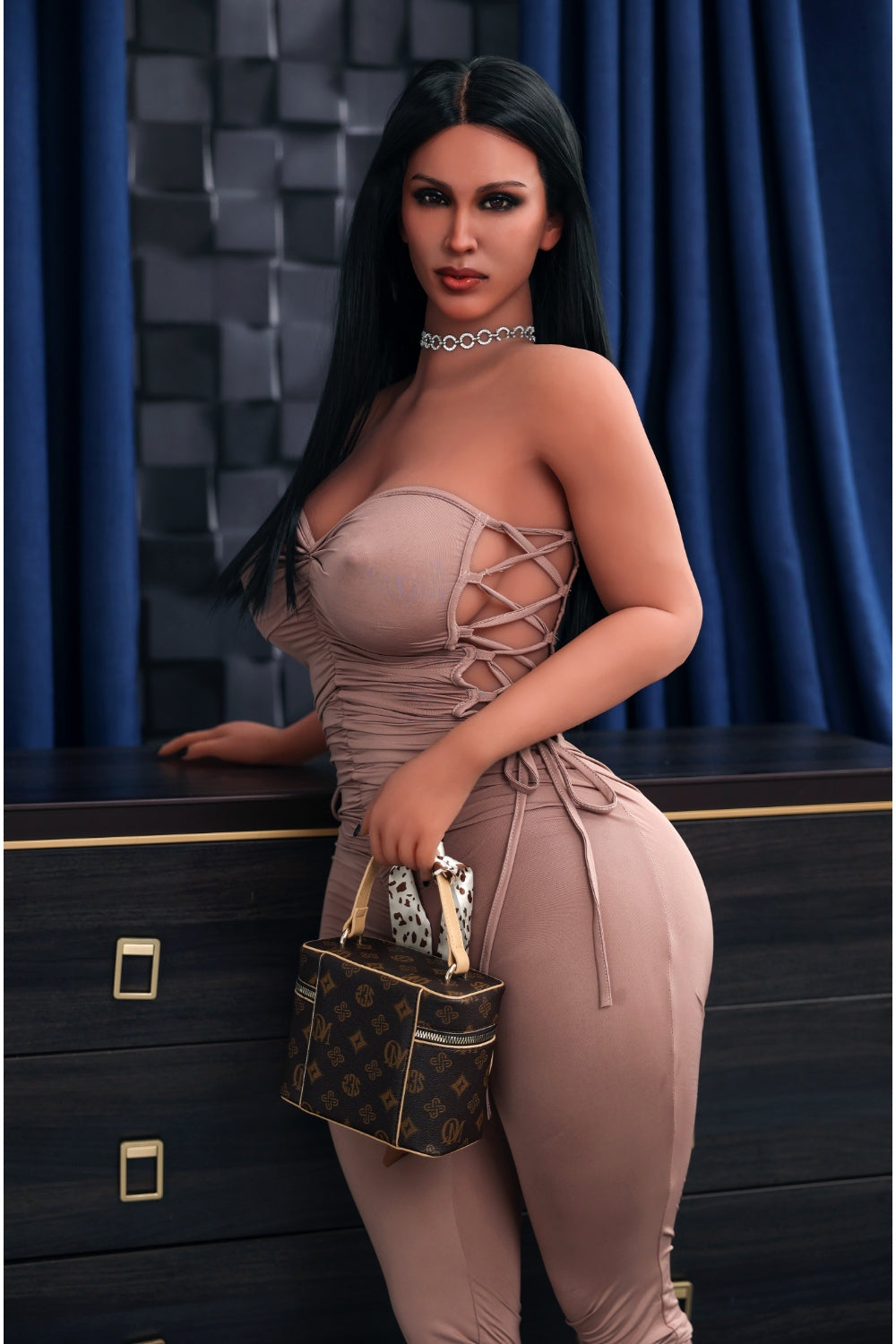 157cm/5ft2 Thick Big Breast|Tits Kim Kardashian Sex Doll - TPE 6ye