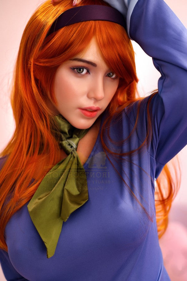 167cm/5ft6 E-Cup Japanese Redhead Big Tits Silicone Sex Doll - S42 Irontech
