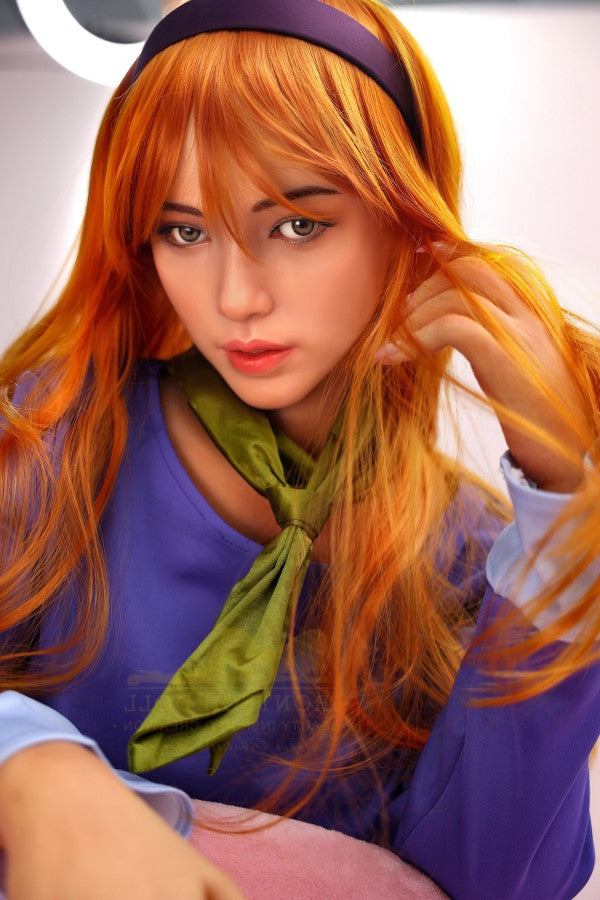 167cm/5ft6 E-Cup Japanese Redhead Big Tits Silicone Sex Doll - S42 Irontech