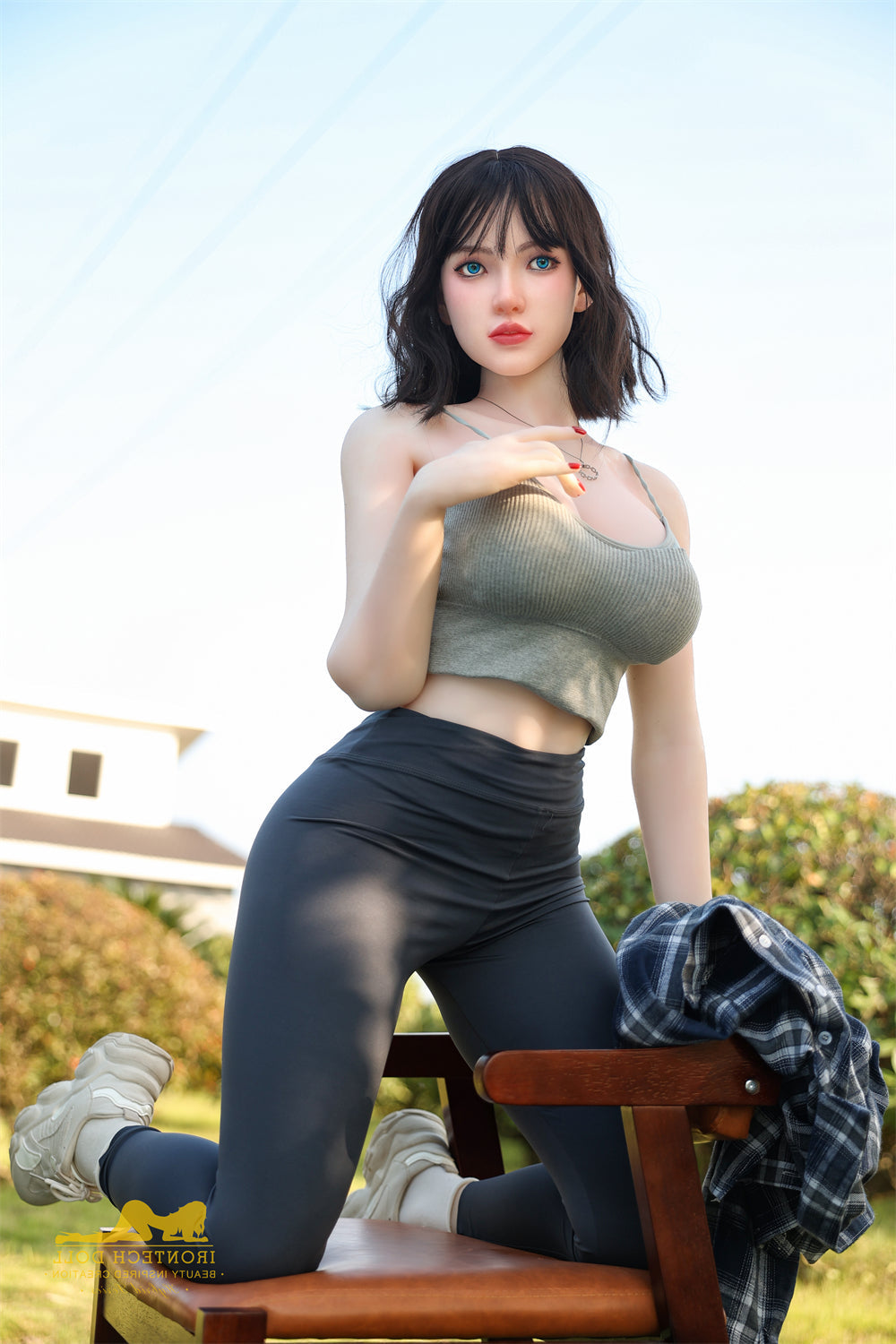 159cm/5ft3 F-Cup Big Tits TPE Japanese Sex Doll with S37 Silicone Head Torso Irontech