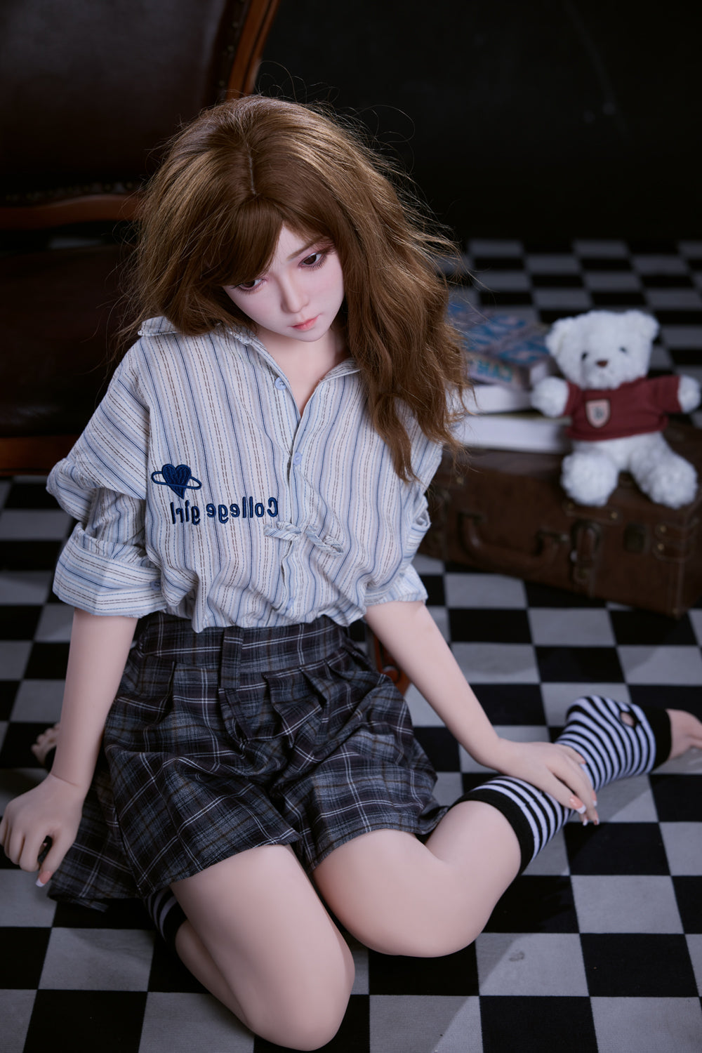 150cm/4ft11 D-cup Japanese Silicone Head Sex Doll - M6 JX