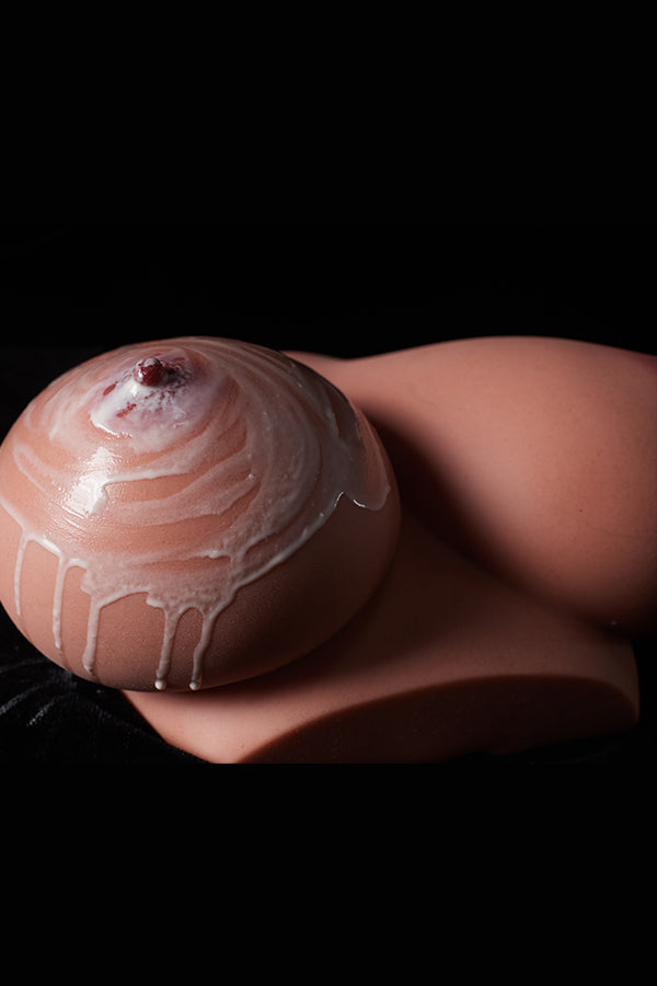 ⭐️CLM Pro⭐️Mammary Intercourse Sex Toy Si #B-86 Black Silicone Climax Doll