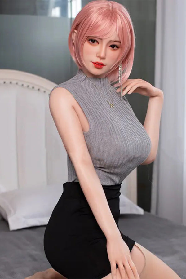 160cm/5ft3 D-cup Silicone Head Sex Doll - A55 Nan JX