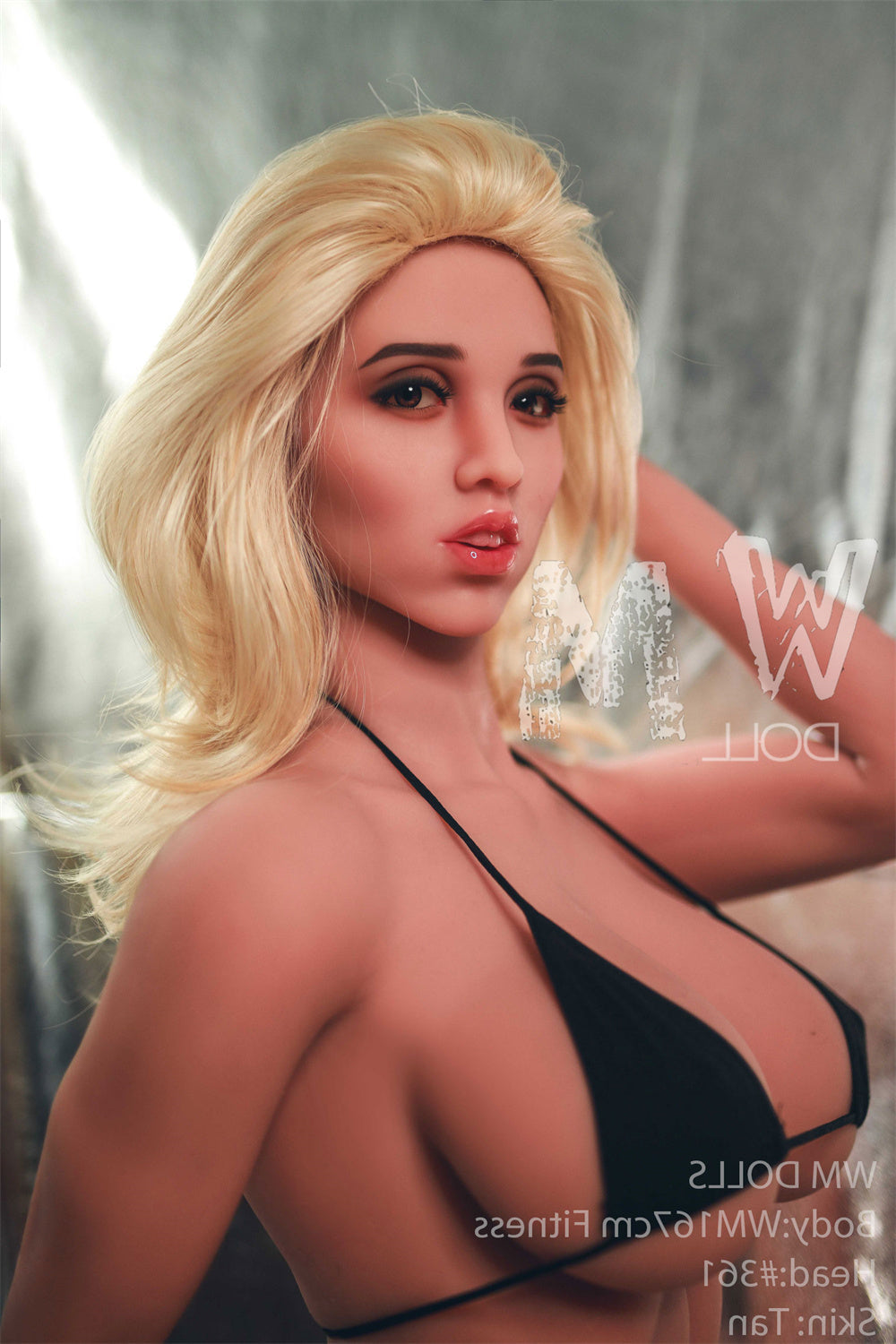 167cm/5ft6 F-cup Fitness Big Booty TPE Sex Doll with #361 Head WM