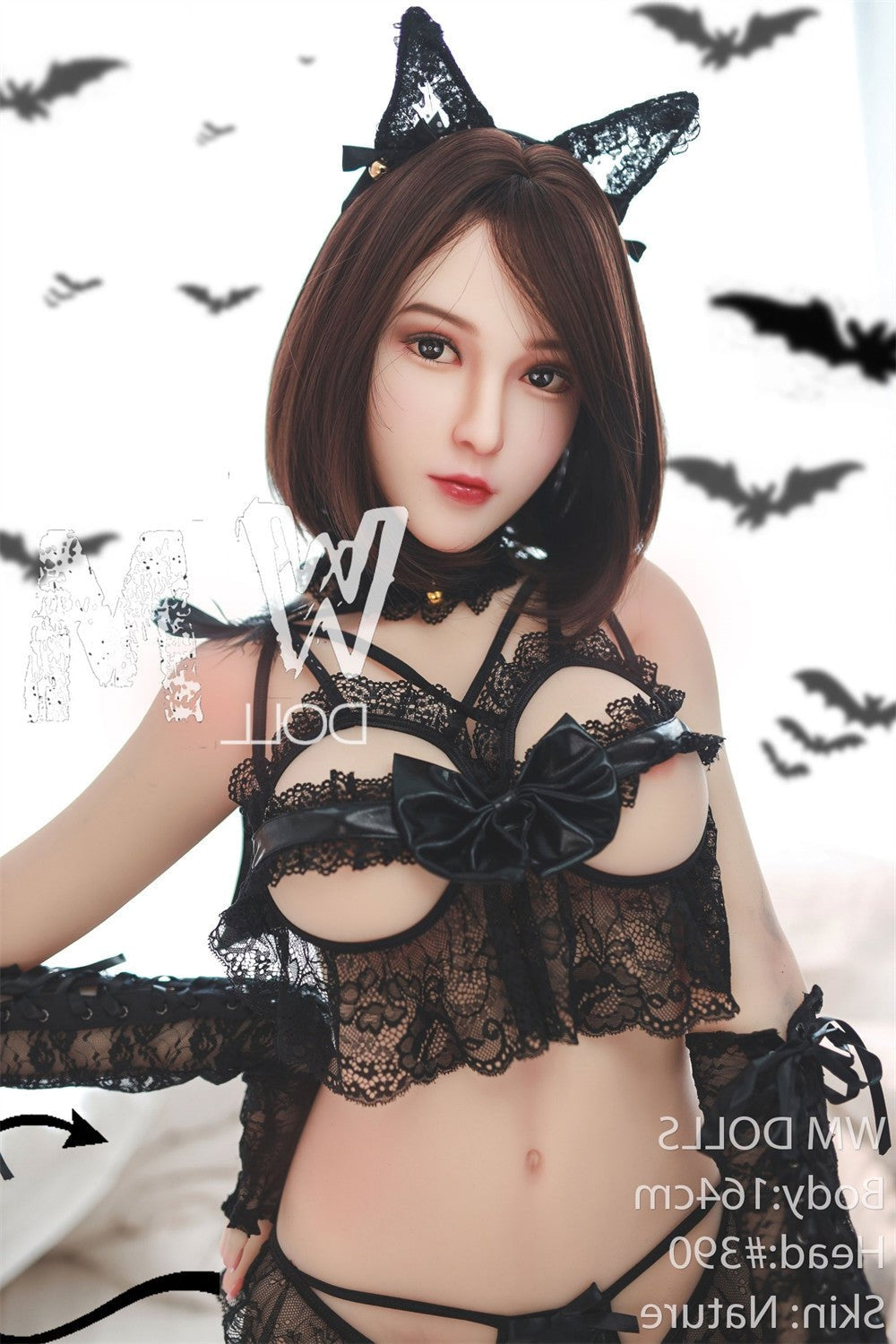 164cm/5ft5 D-cup Real Life TPE Sex Doll with #390 Head WM