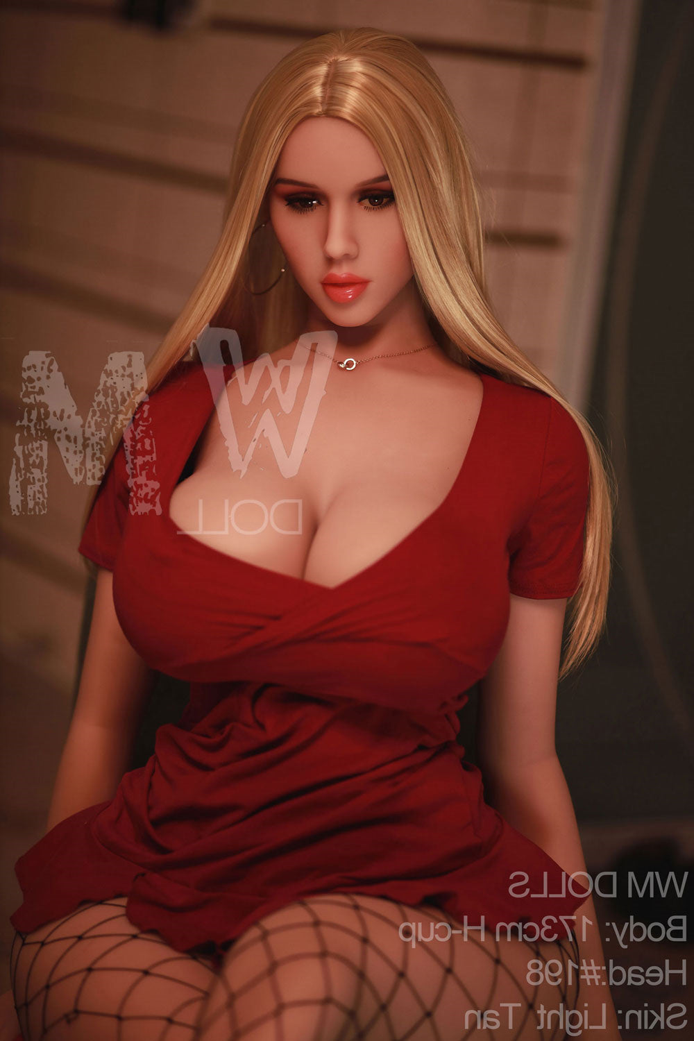 173cm/5ft8 H-Cup Pretty Big Booty BBW TPE Sex Doll with #198 Head WM