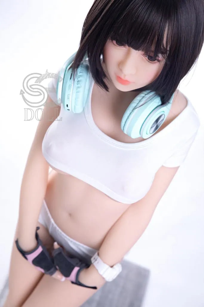 Miku 151cm / 4ft11 E-Breasts TPE Sex Dolls Model Props (NO.2191)