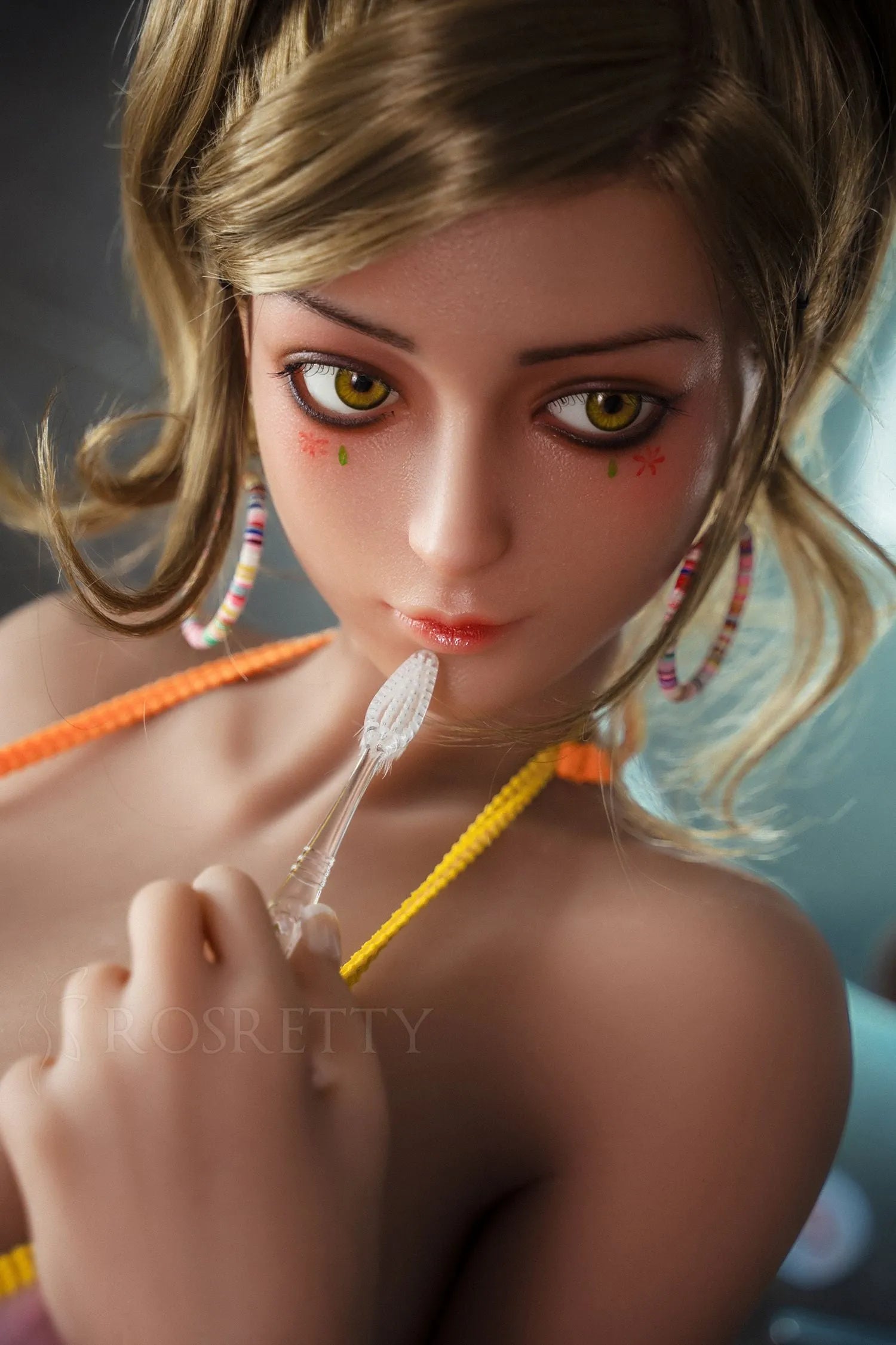 Rosretty Doll | 5ft2 / 157cm Lifelike Love Doll with Silicone Head Cartoon Comic Face - Jasmine