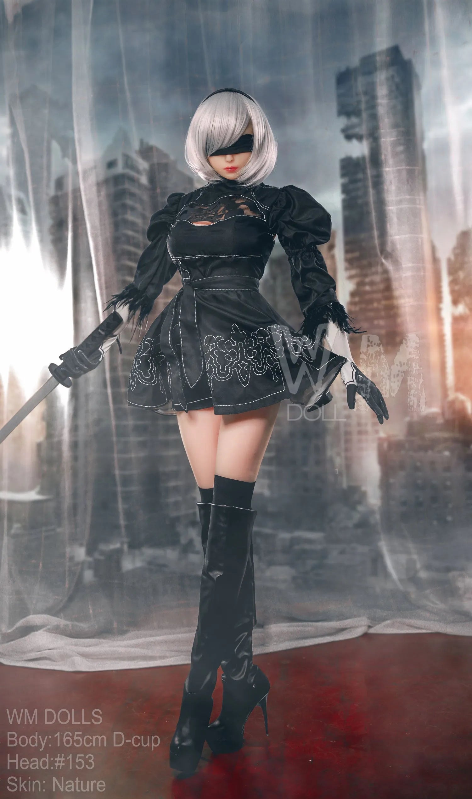 WM | 2B Anime 5ft 5/ 165cm D Cup Cosplay Sex Doll