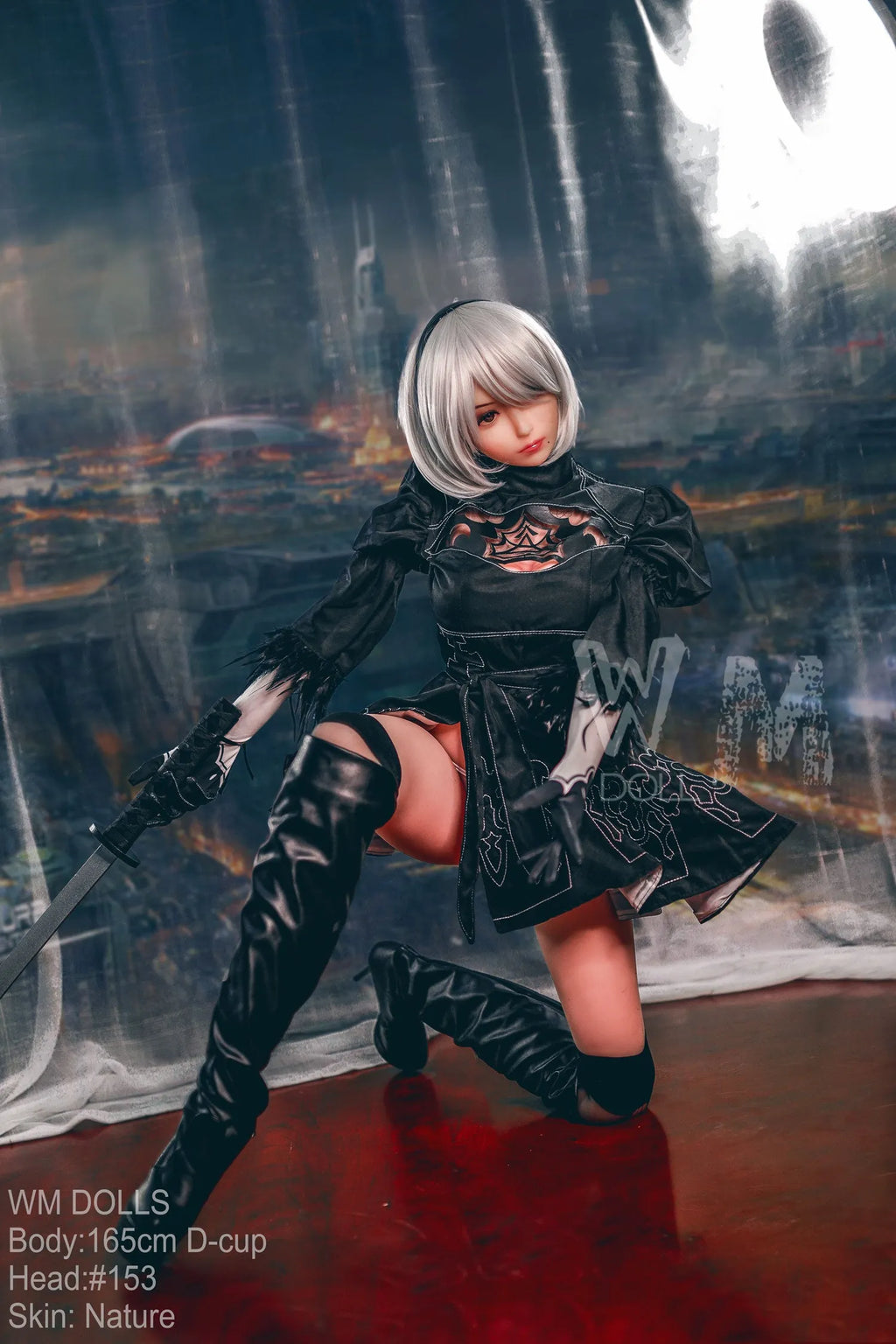 WM | 2B Anime 5ft 5/ 165cm D Cup Cosplay Sex Doll