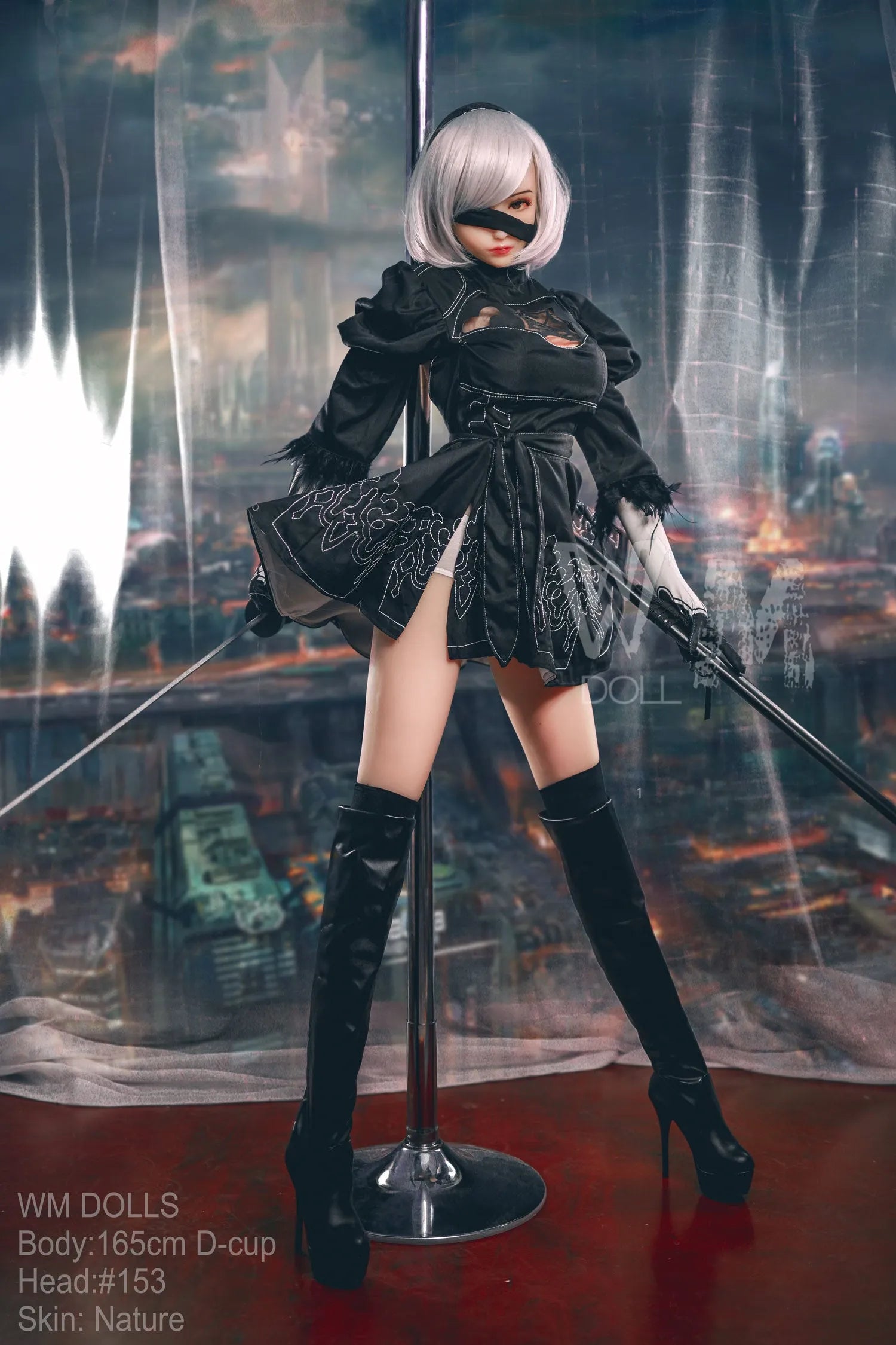 WM | 2B Anime 5ft 5/ 165cm D Cup Cosplay Sex Doll