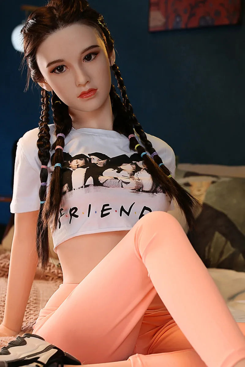 Joyce - 160cm (5ft3) Small Breast Japanese Style Sex Doll With Long Hair ( In stock US)