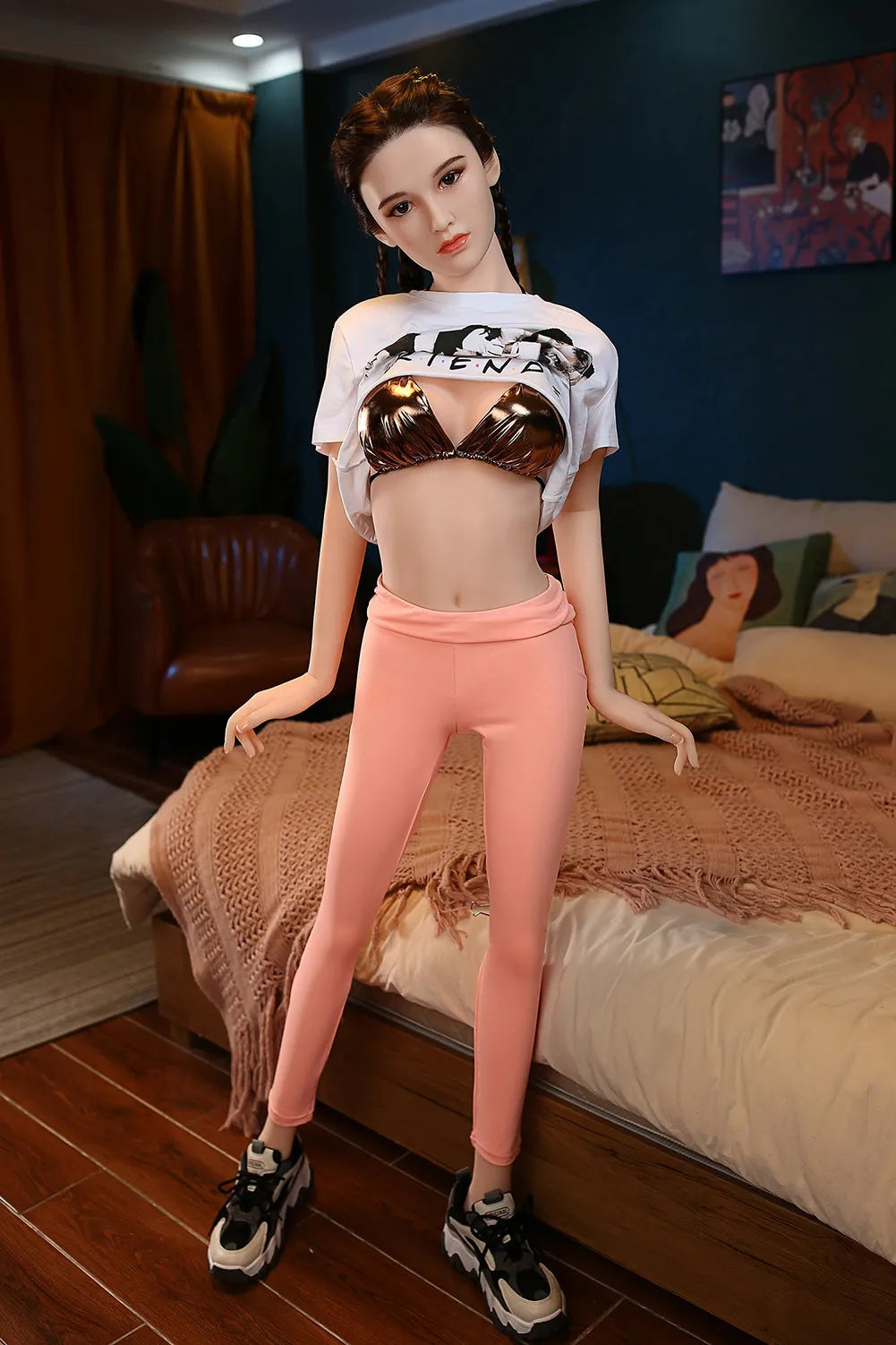 Joyce - 160cm (5ft3) Small Breast Japanese Style Sex Doll With Long Hair ( In stock US)
