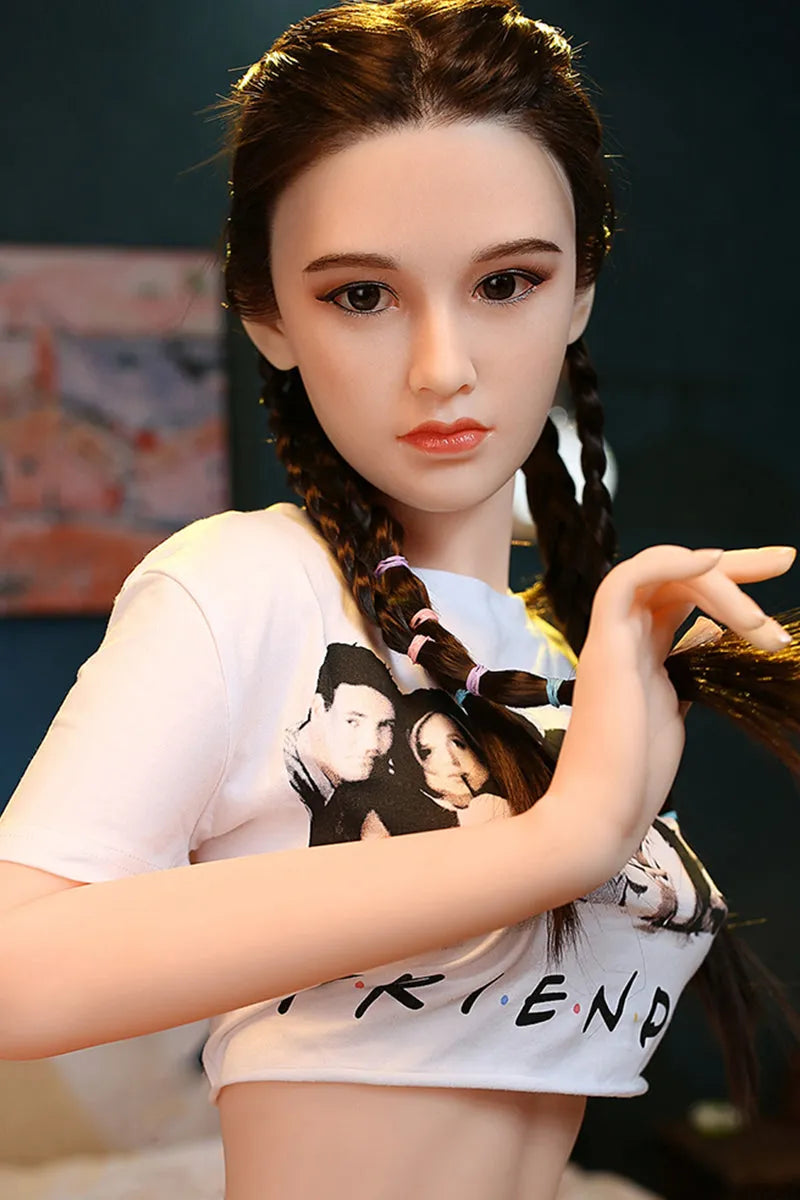 Joyce - 160cm (5ft3) Small Breast Japanese Style Sex Doll With Long Hair ( In stock US)