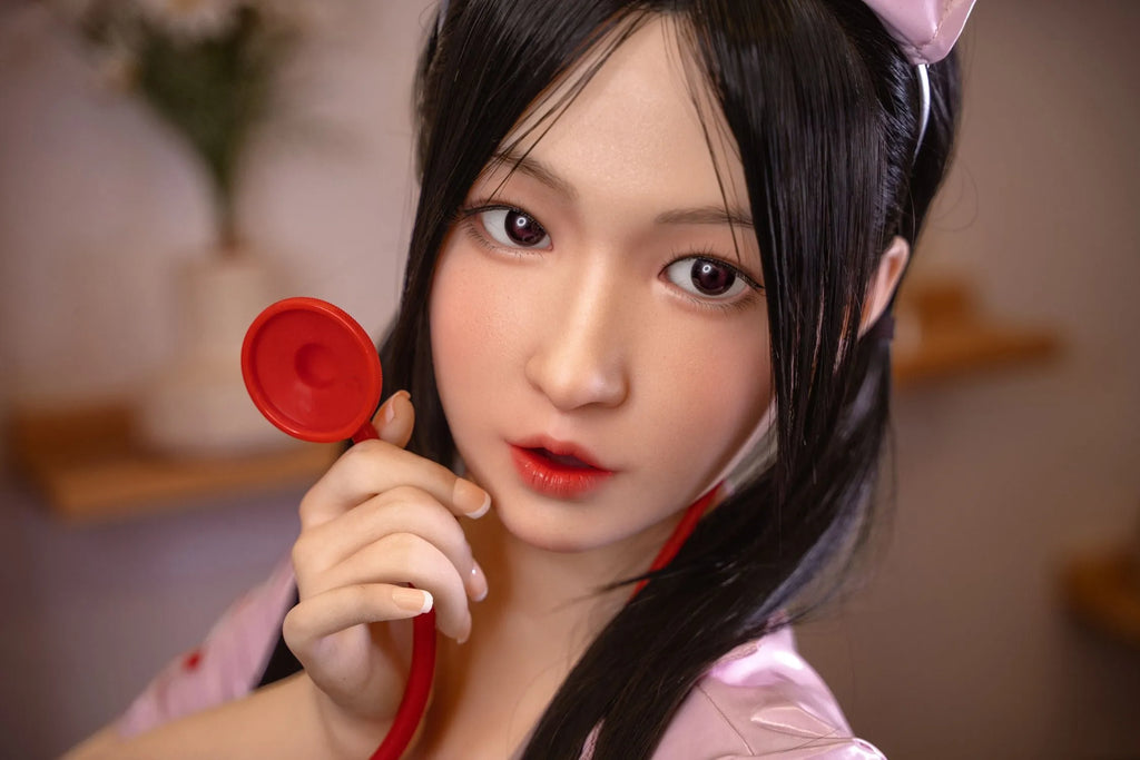 ORANGE IN? 160cm (5.25') 539# G-Breasts Deep Throat Silicone Head+TPE Body (No.3074£©