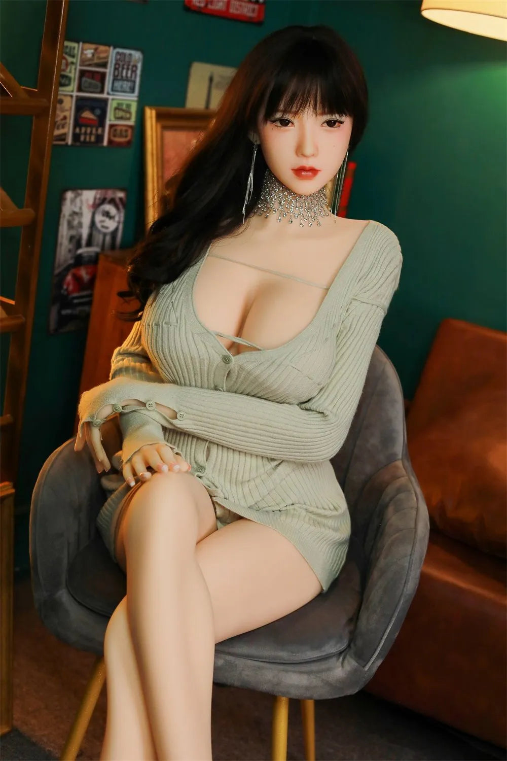 Asian 165cm/5ft5 Big Breasts Lifilke Sex Doll - Bertha (In Stock US)
