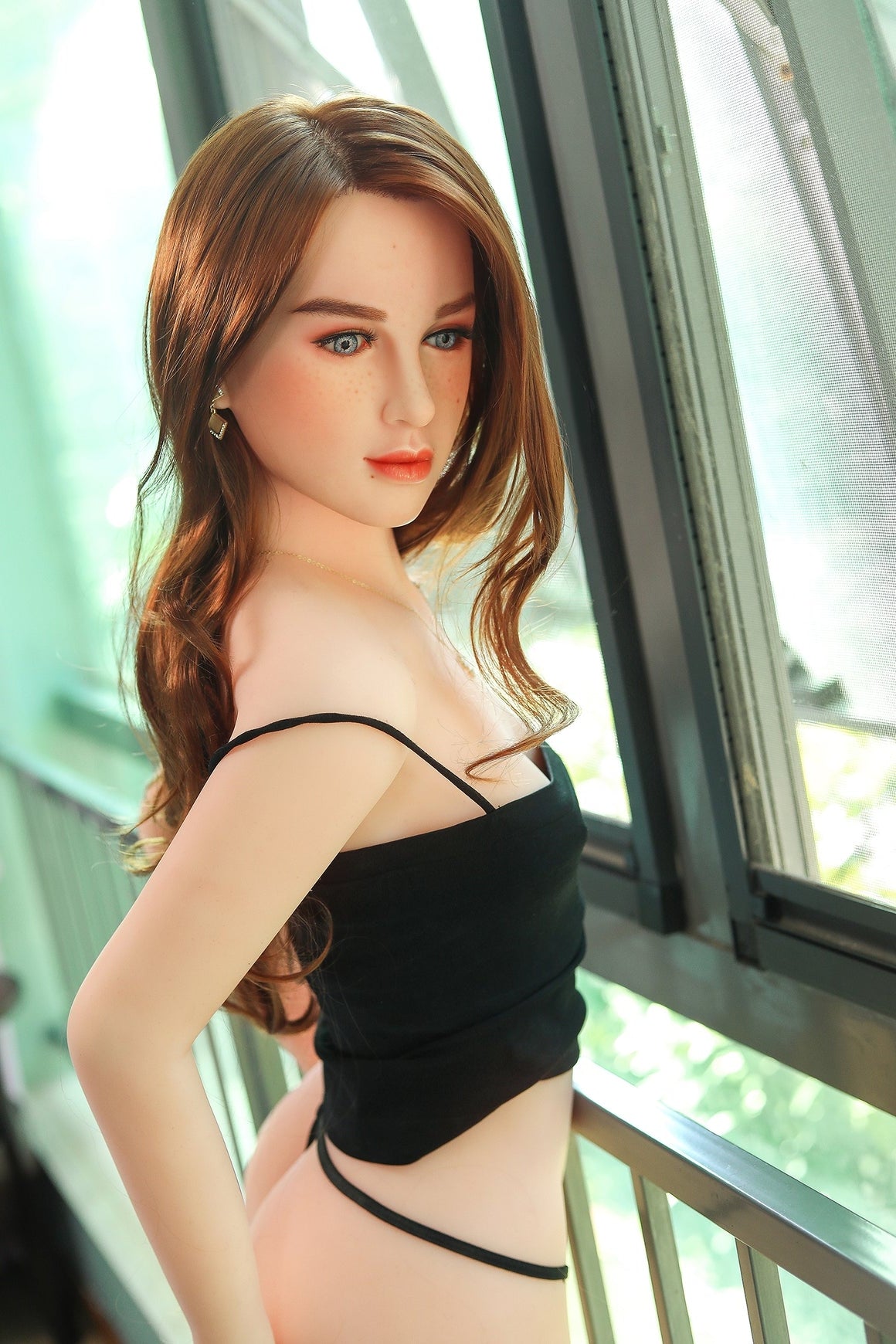 US In Stock - 159cm/5ft3 A-cup Small Breast TPE Sex Doll #263 SY