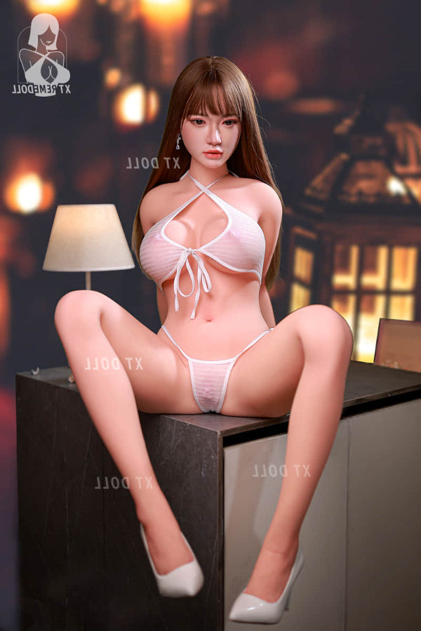 158cm/5ft2 F-cup Japanese Silicone Head Sex Doll - Eva XT