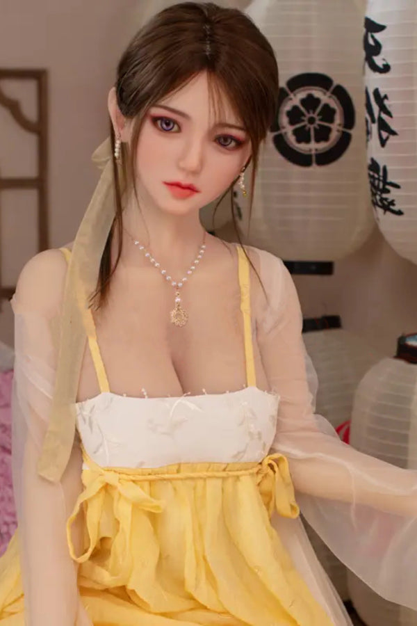 160cm/5ft3 D-cup Chinese Silicone Head Sex Doll - Wennie JX