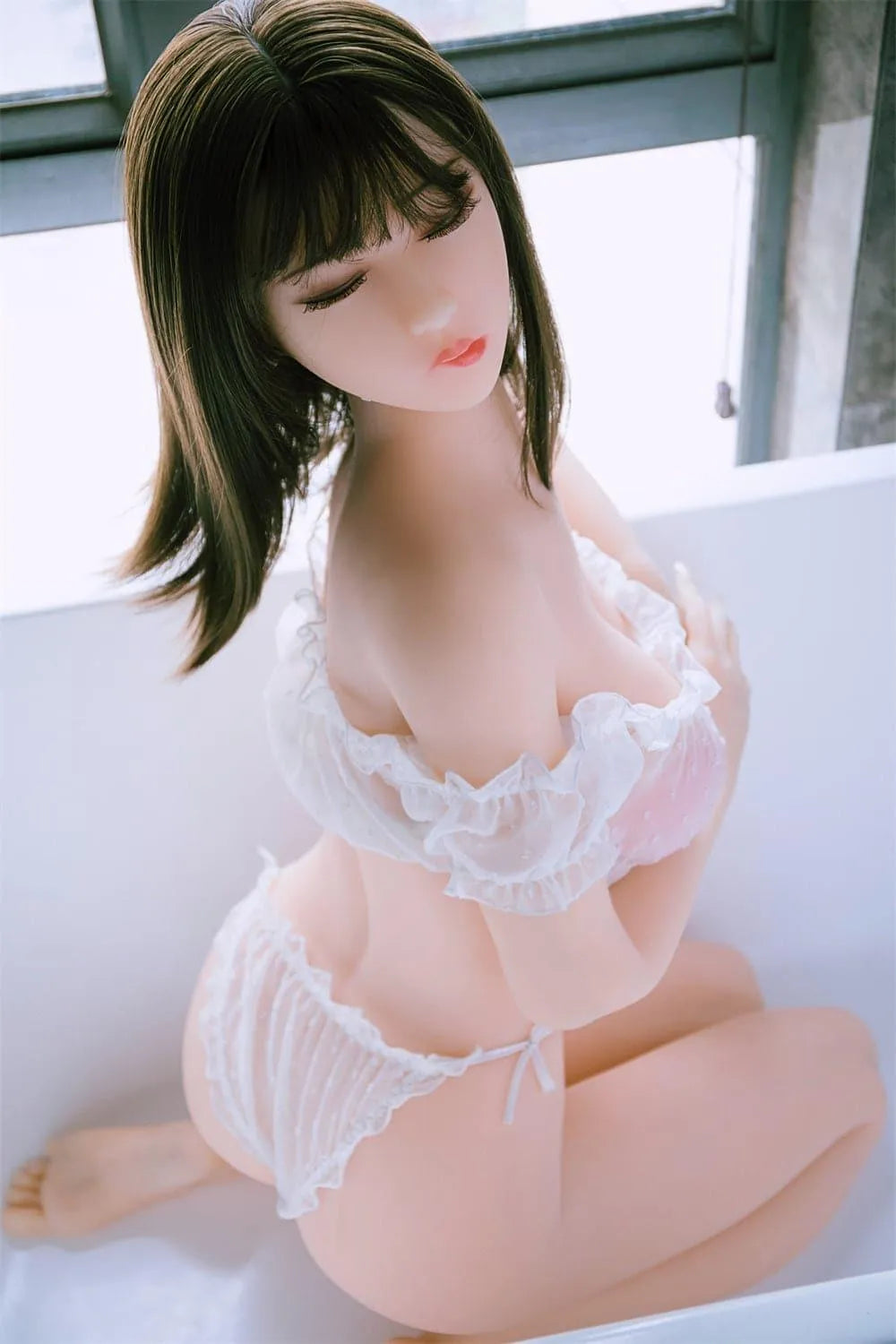 165cm (5' 5") D-Cup Eyes Closed Asian Sex Doll - Kitty