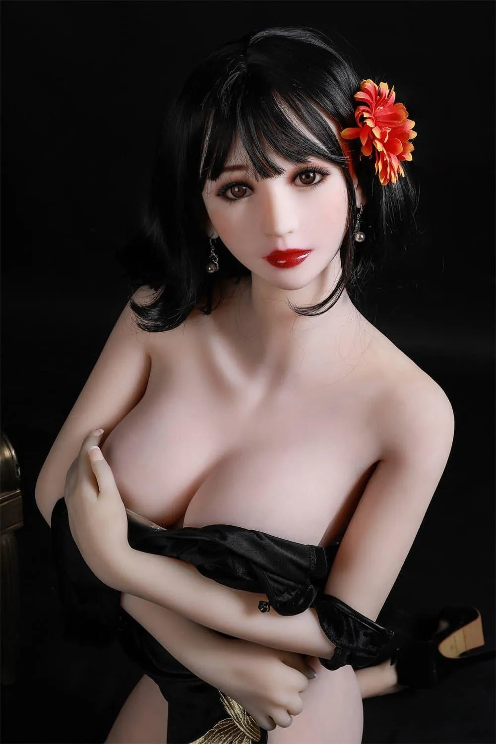 163cm (5' 4") D-Breasts Life-Size Big Breasts Sex Doll - Hilary