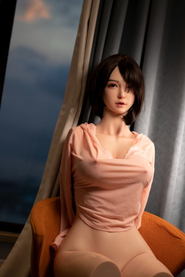 98cm/3ft2 I-cup Huge Breast Silicone Sex Torso #424 Orange in Doll