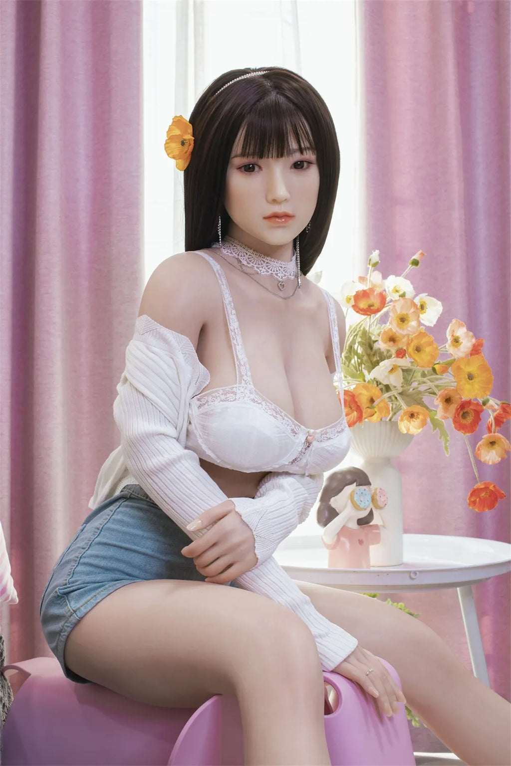 Meghan-Asian Style Sex Doll with realistic features (5 Sizes)