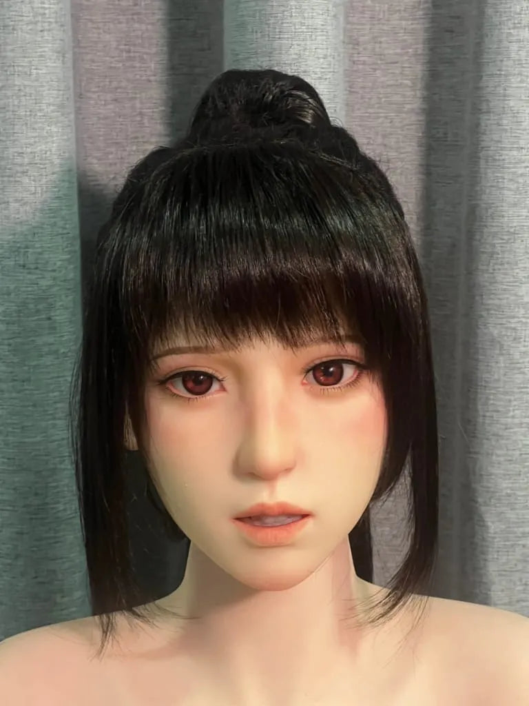 ZELEX? Astra 155cm(5.1') GE108#-2 C-Breasts Full Silicone Sex Doll With Movable Jaw Teeth Fixed Tongue (NO.2479)