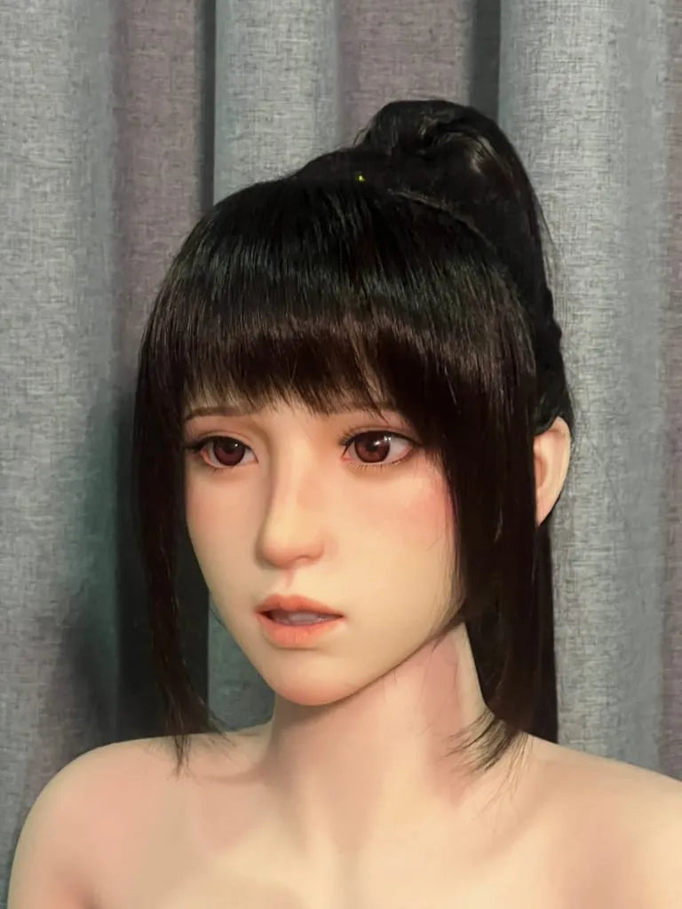ZELEX? Astra 155cm(5.1') GE108#-2 C-Breasts Full Silicone Sex Doll With Movable Jaw Teeth Fixed Tongue (NO.2479)
