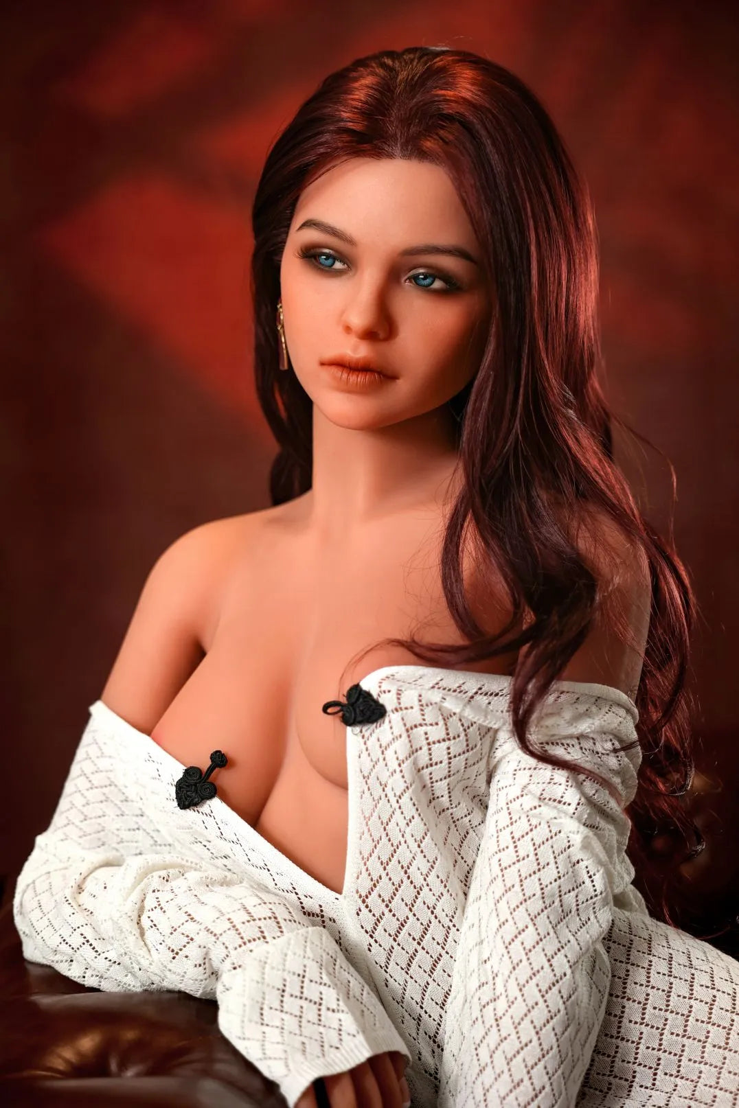 ORANGE IN? 166cm (5.45') 537# F-Breasts Deep Throat Silicone Head+TPE Body (No.3077£©