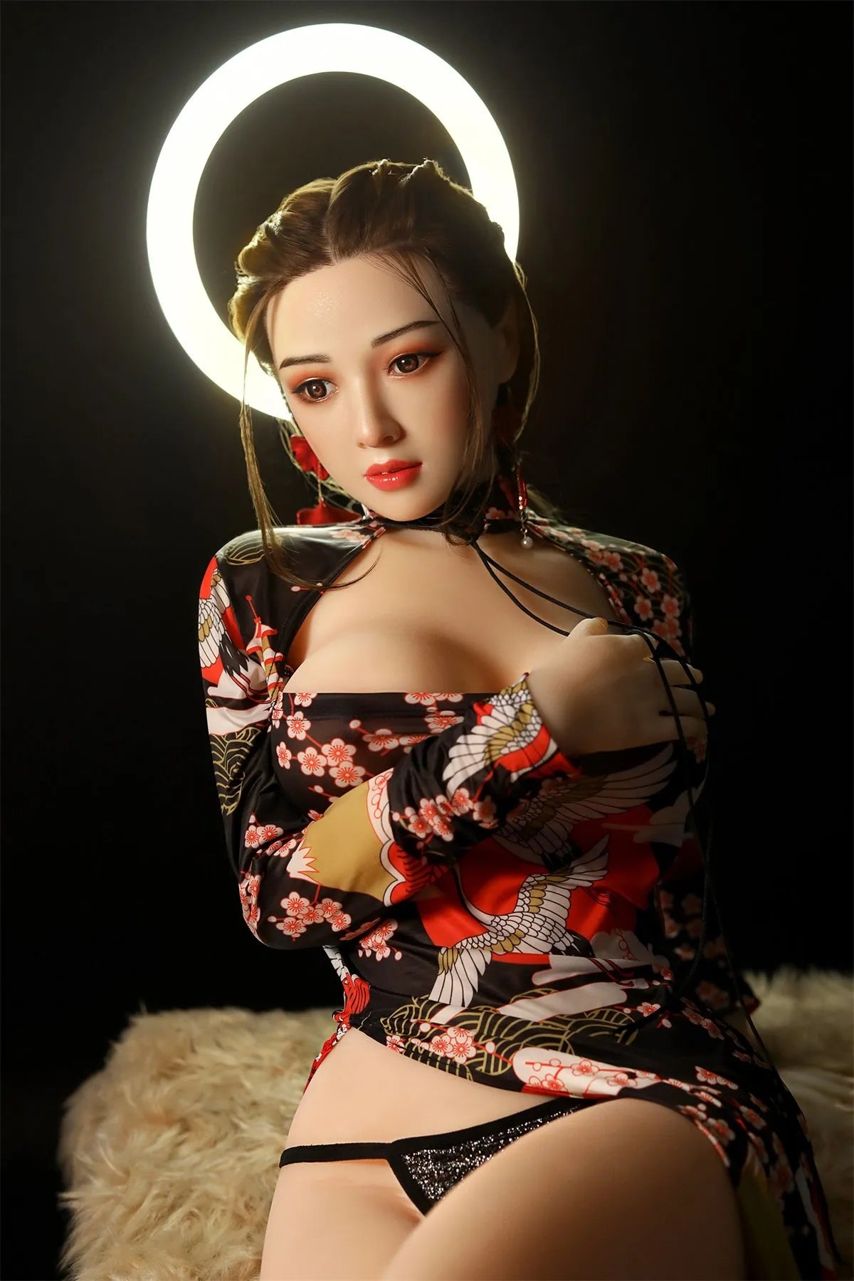 XiaoYu - 158cm (5ft2) Small Breast Life-Like Asian Sex Doll With Blonde Hair
