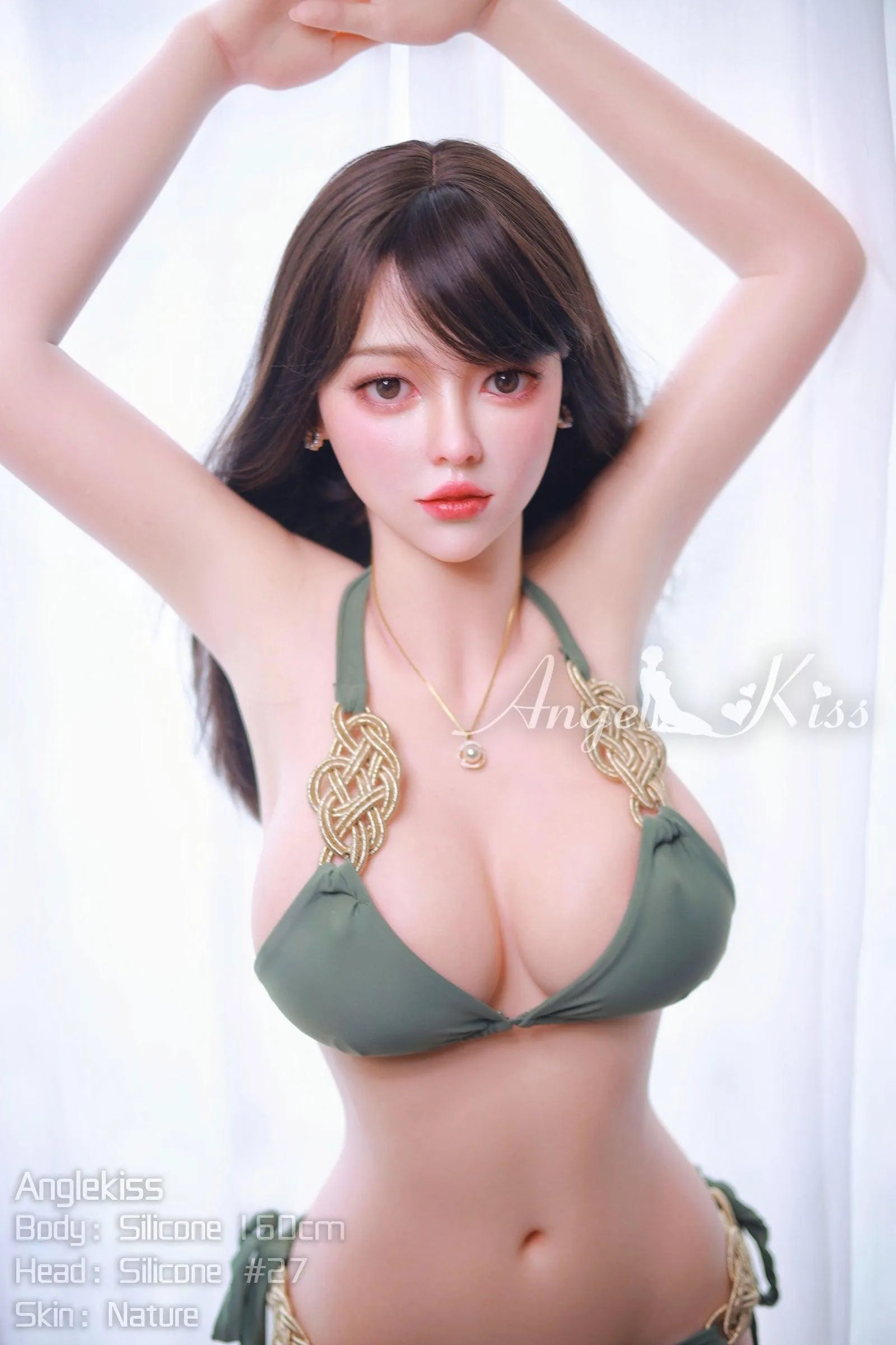Angel Kiss | 160cm Big Breasts Silicone Asian Sex Doll - Aki