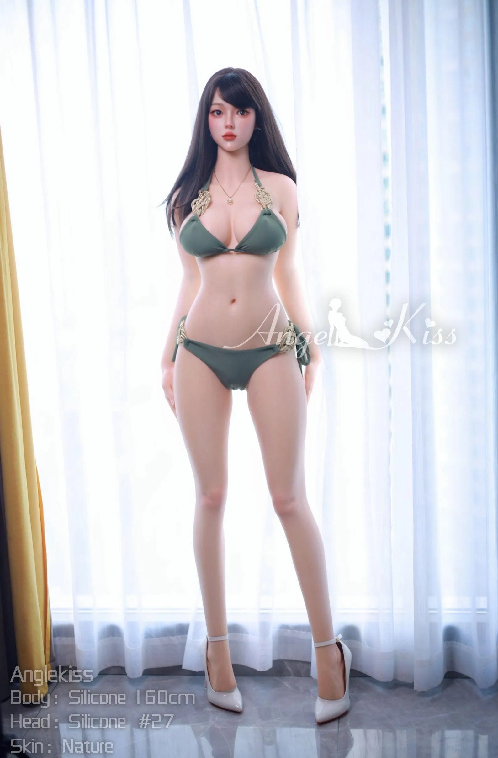 Angel Kiss | 160cm Big Breasts Silicone Asian Sex Doll - Aki